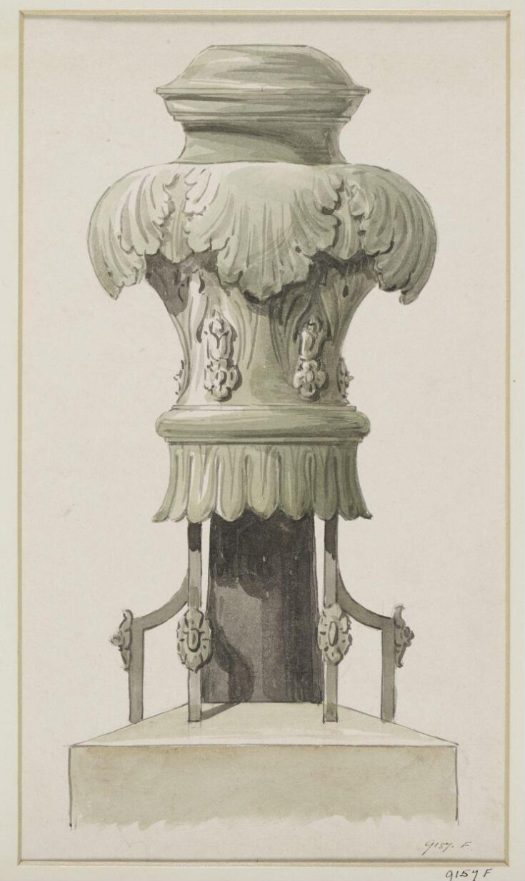 Design for an ornamental chimney pot top image