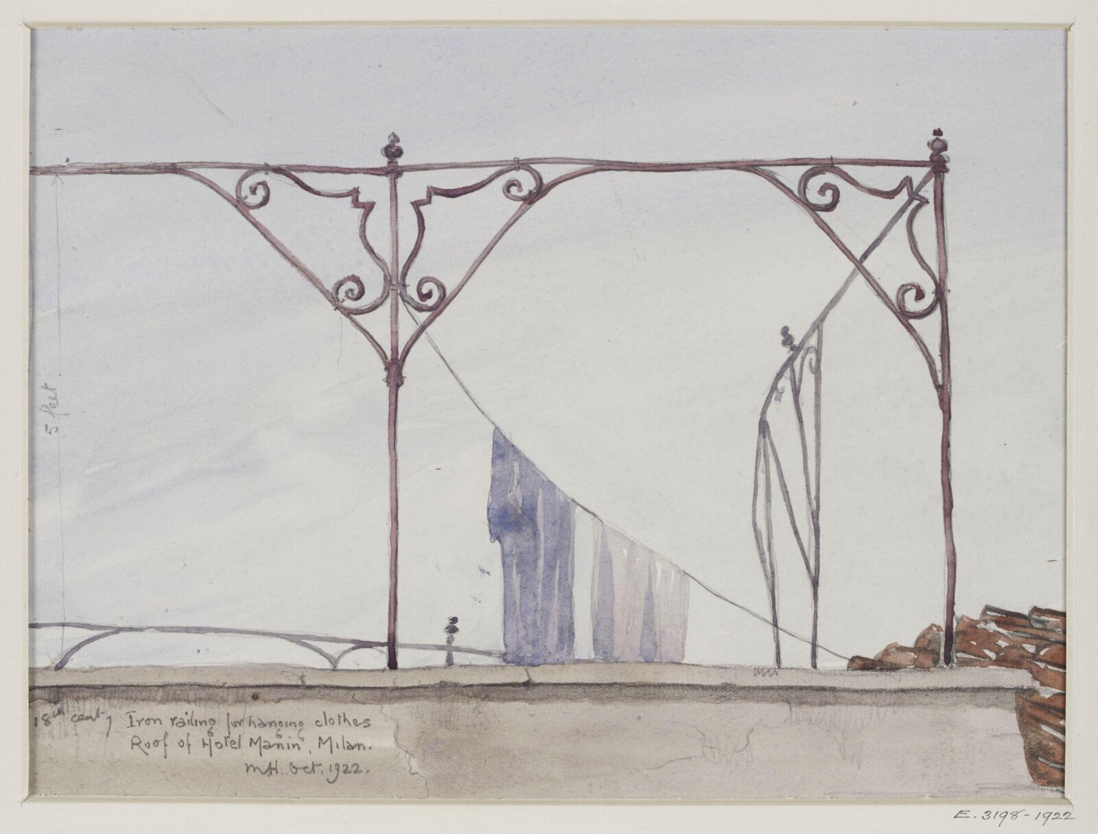 Drawing, Martin Hardie, October 1922