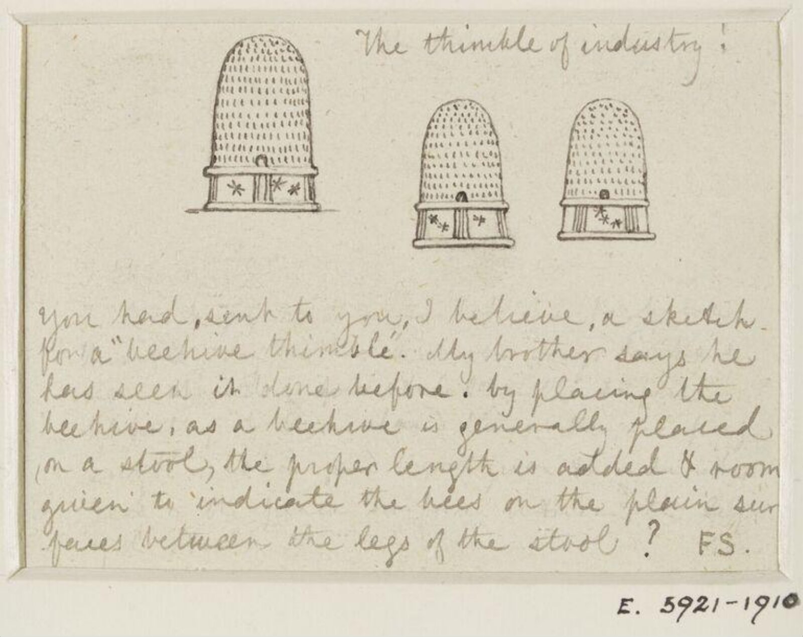 Drawing, John Bell, 19th century