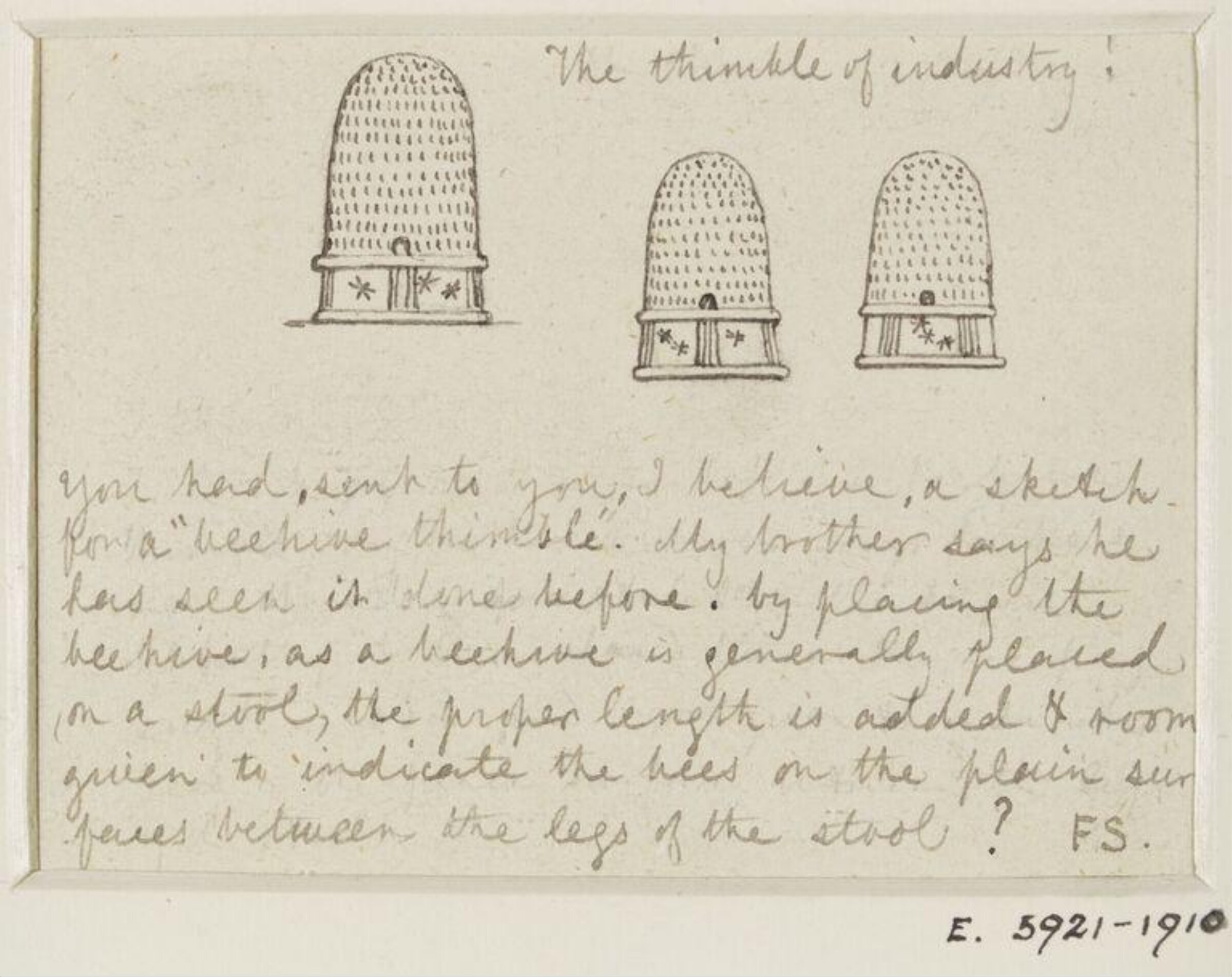 Drawing, John Bell, 19th century