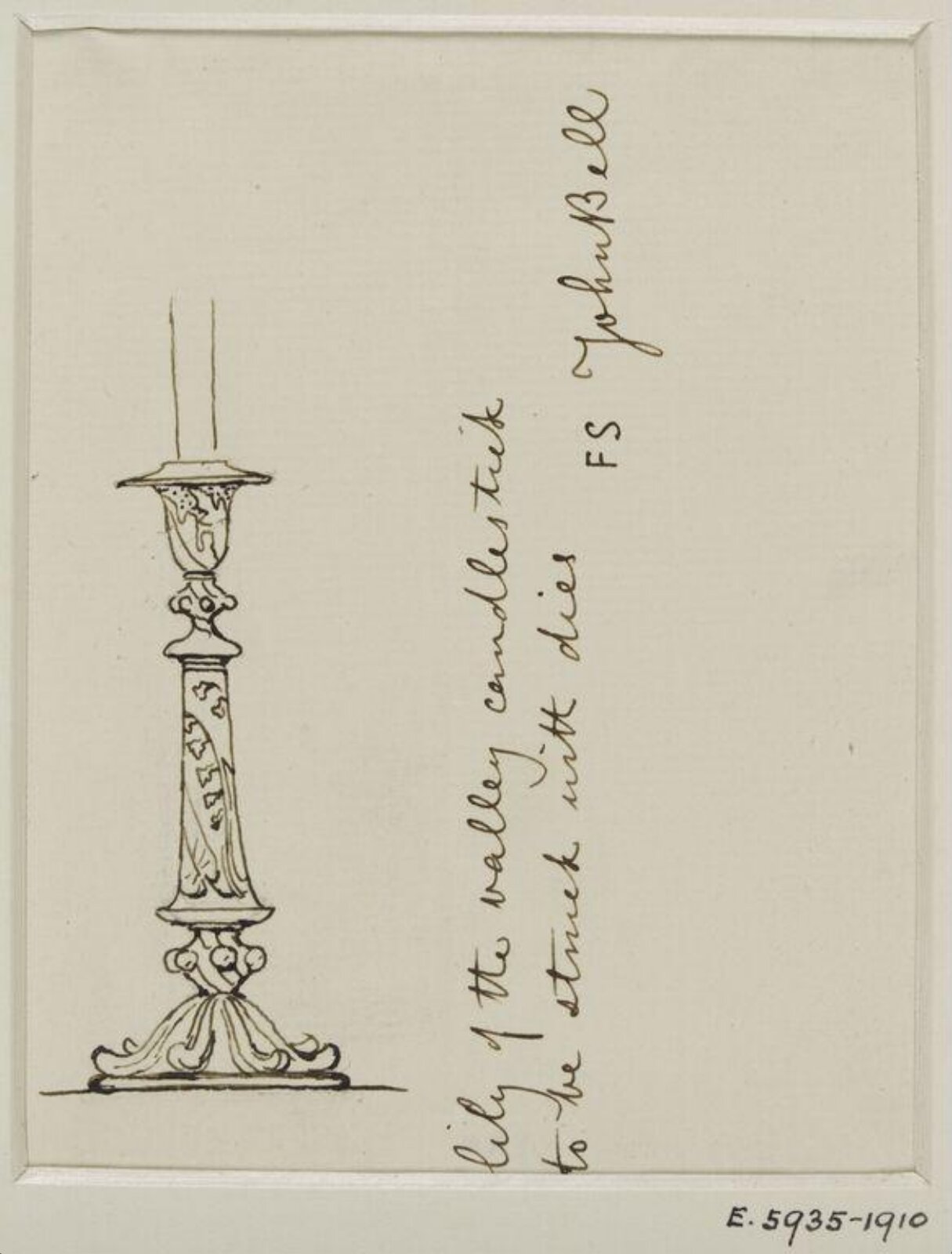 Drawing, John Bell, 19th century
