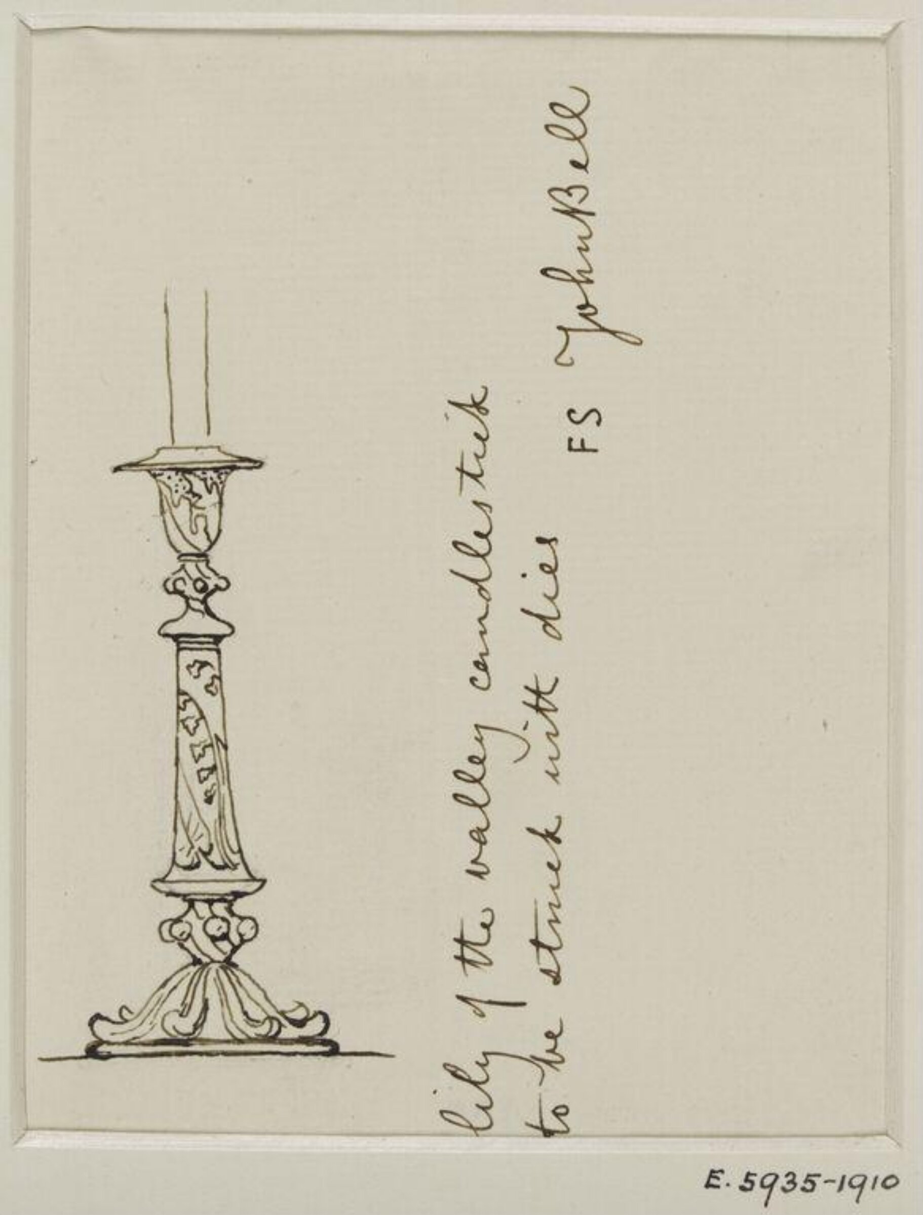 Drawing, John Bell, 19th century