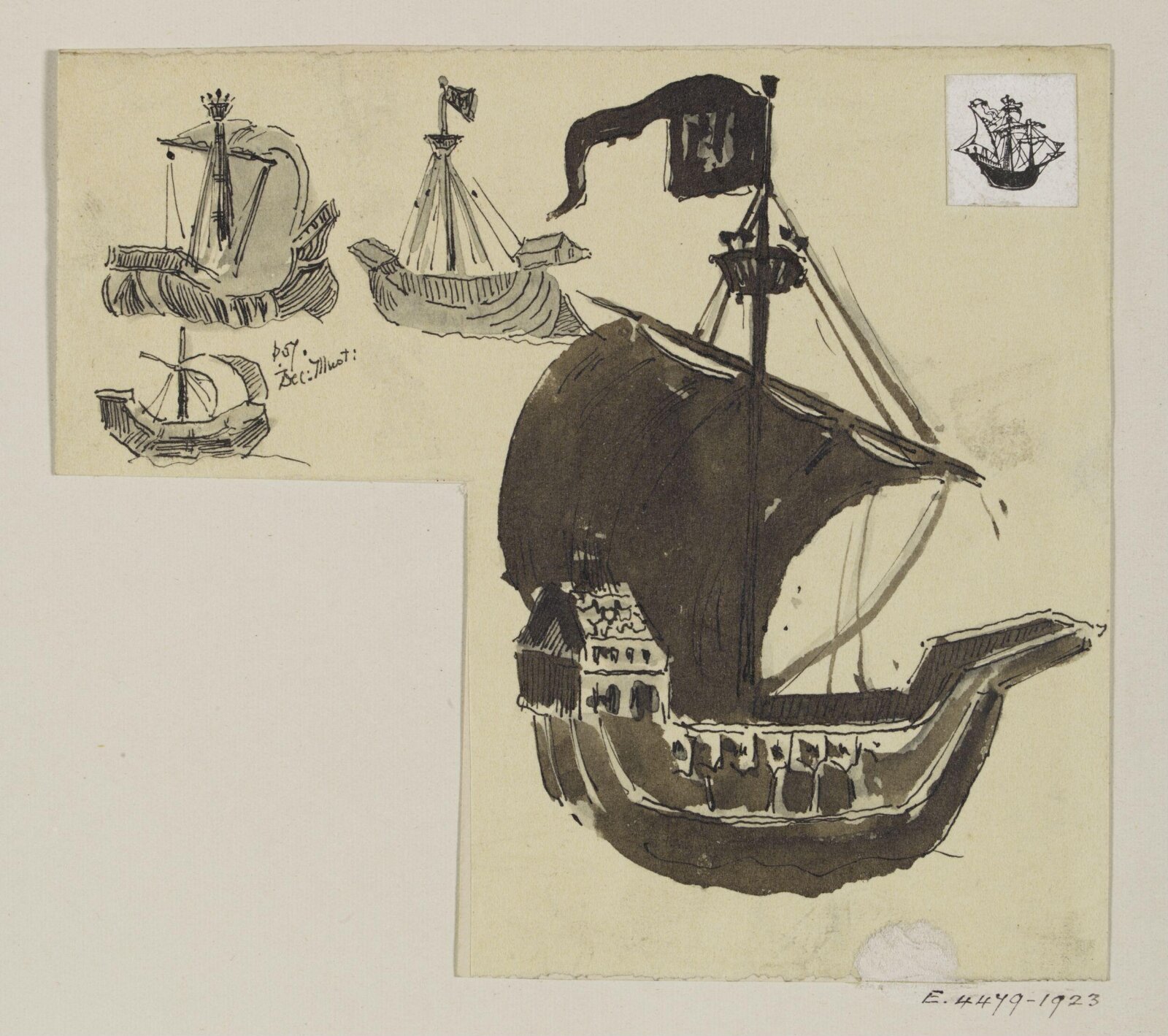 Drawing, Victor Charles Ames, c. 1879-1923