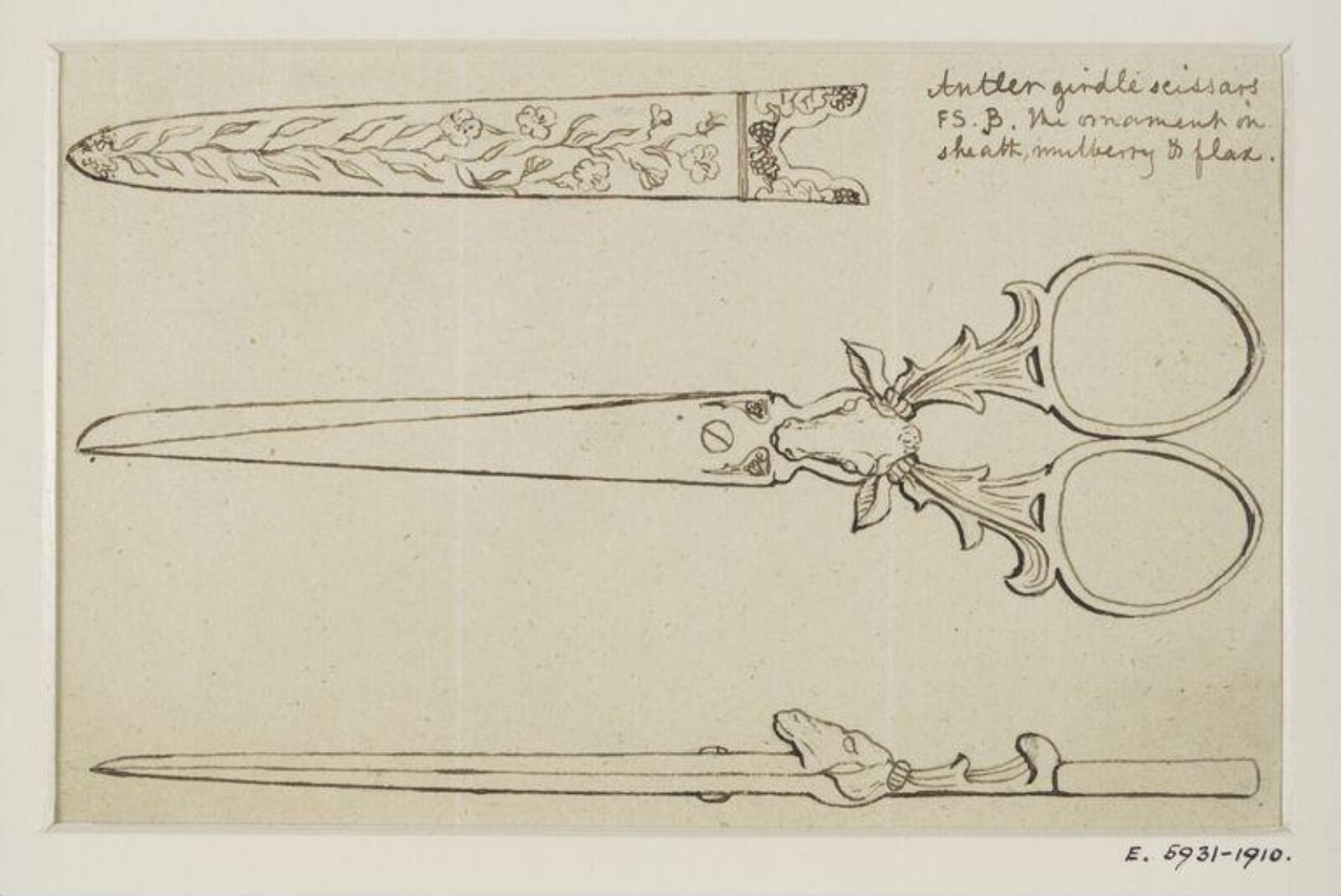 Drawing, John Bell, 19th century