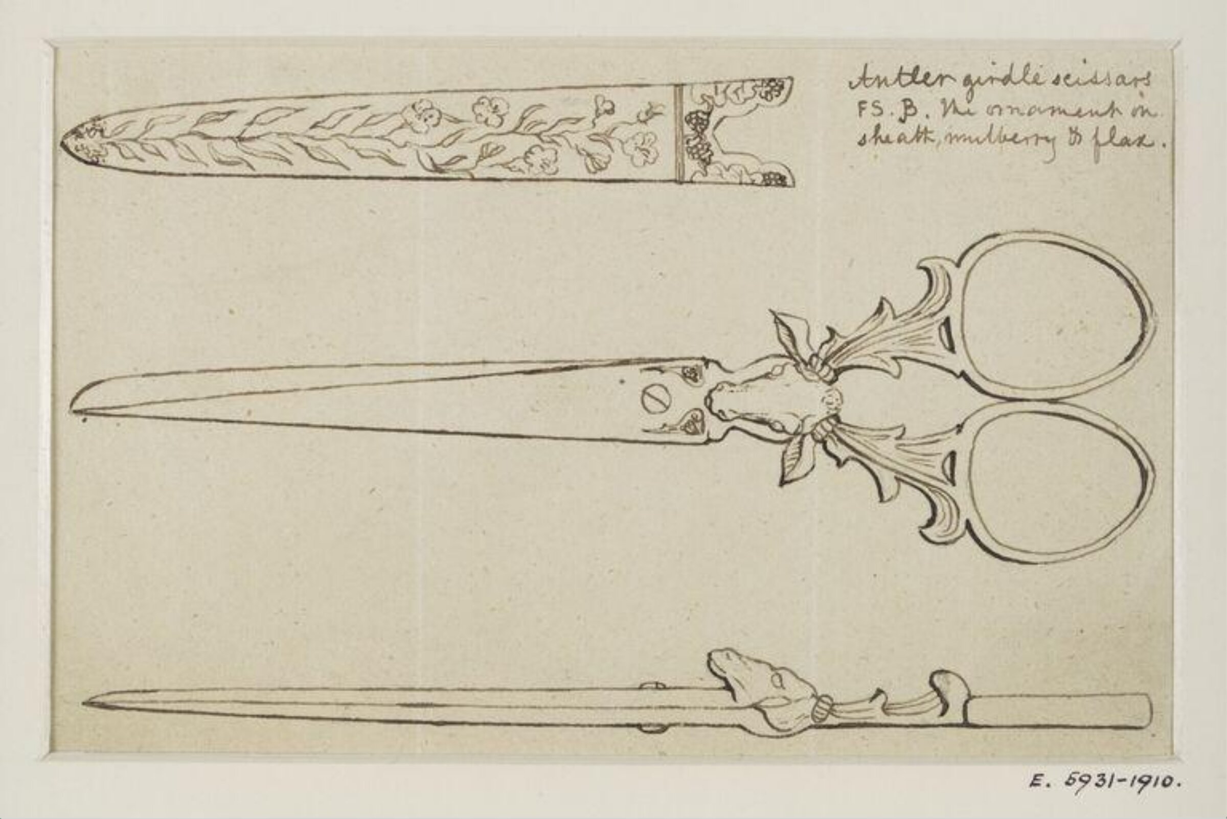Drawing, John Bell, 19th century