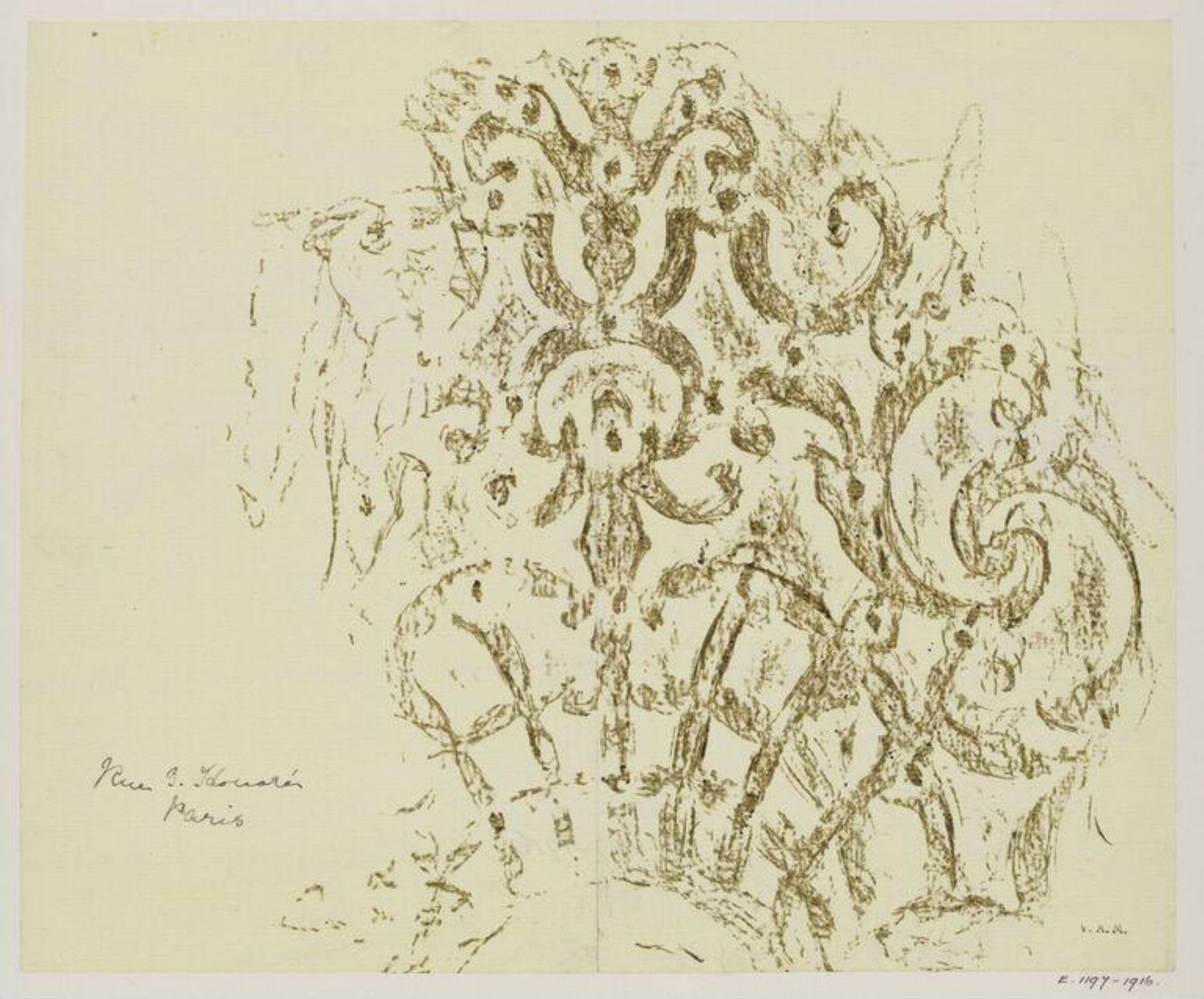 Drawing, Margaret Cross, 1898-1904