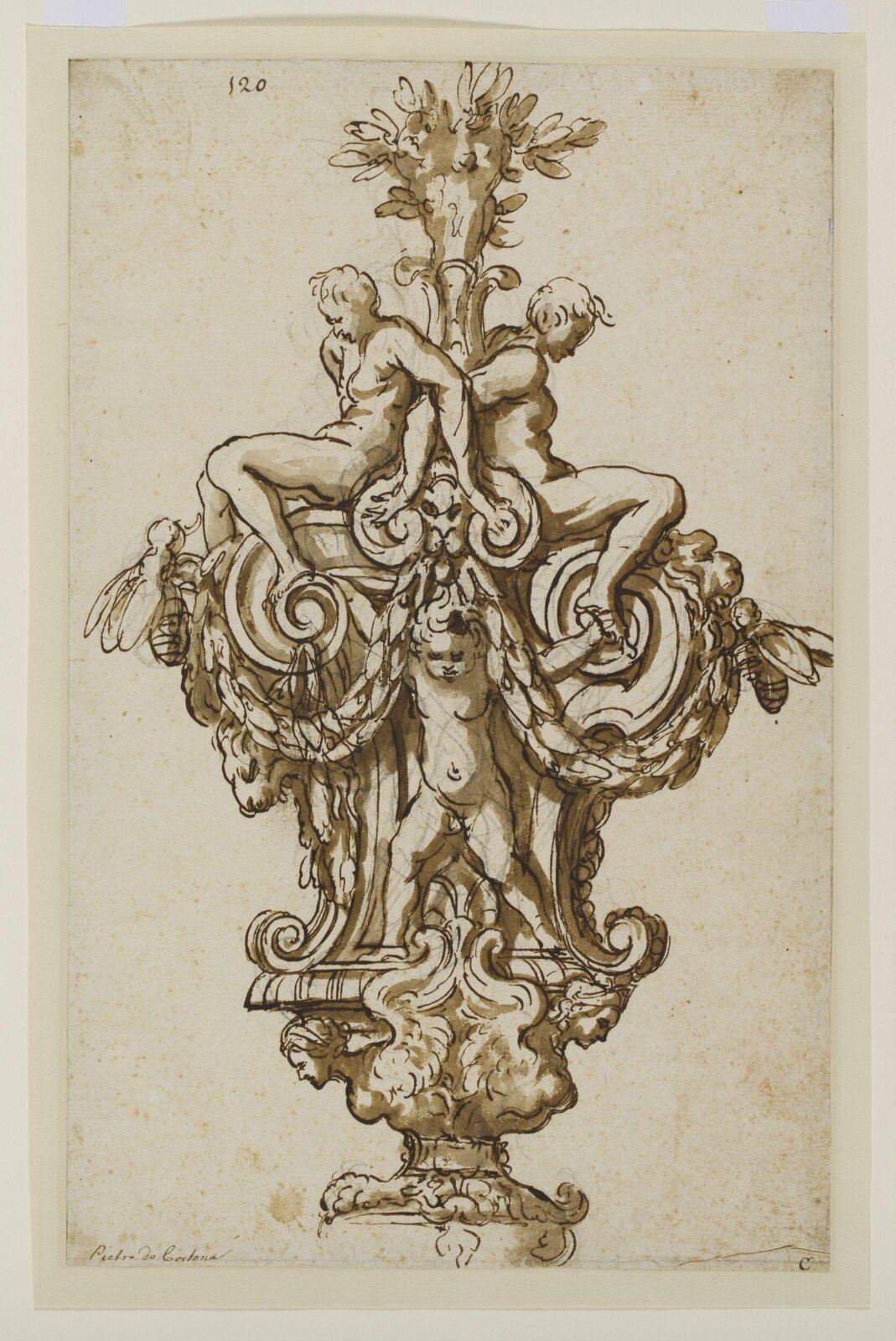 Design for a mace, Cortona, ca. 1625-69