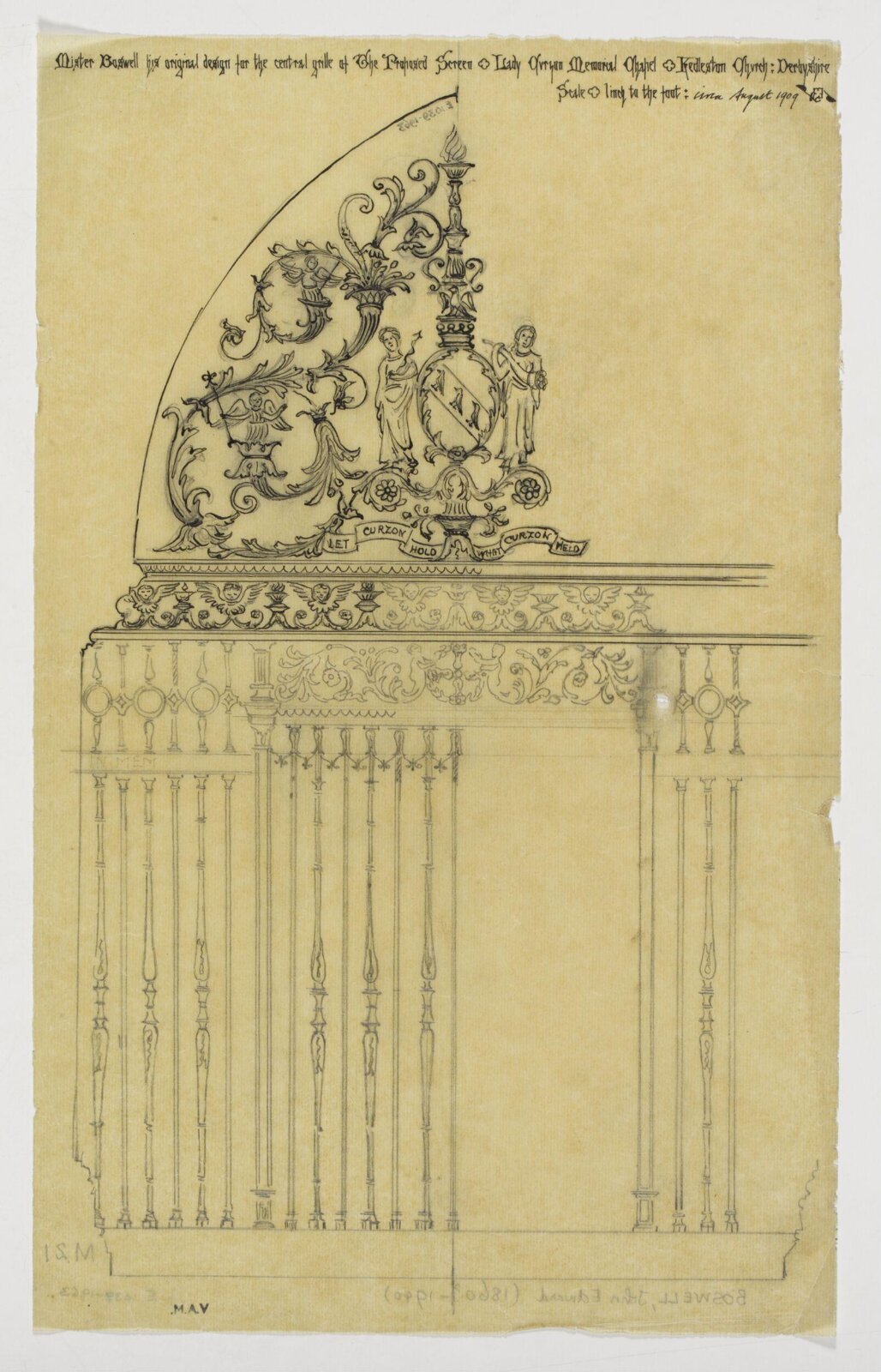 Drawing, John Edward Boswell, ca.1909
