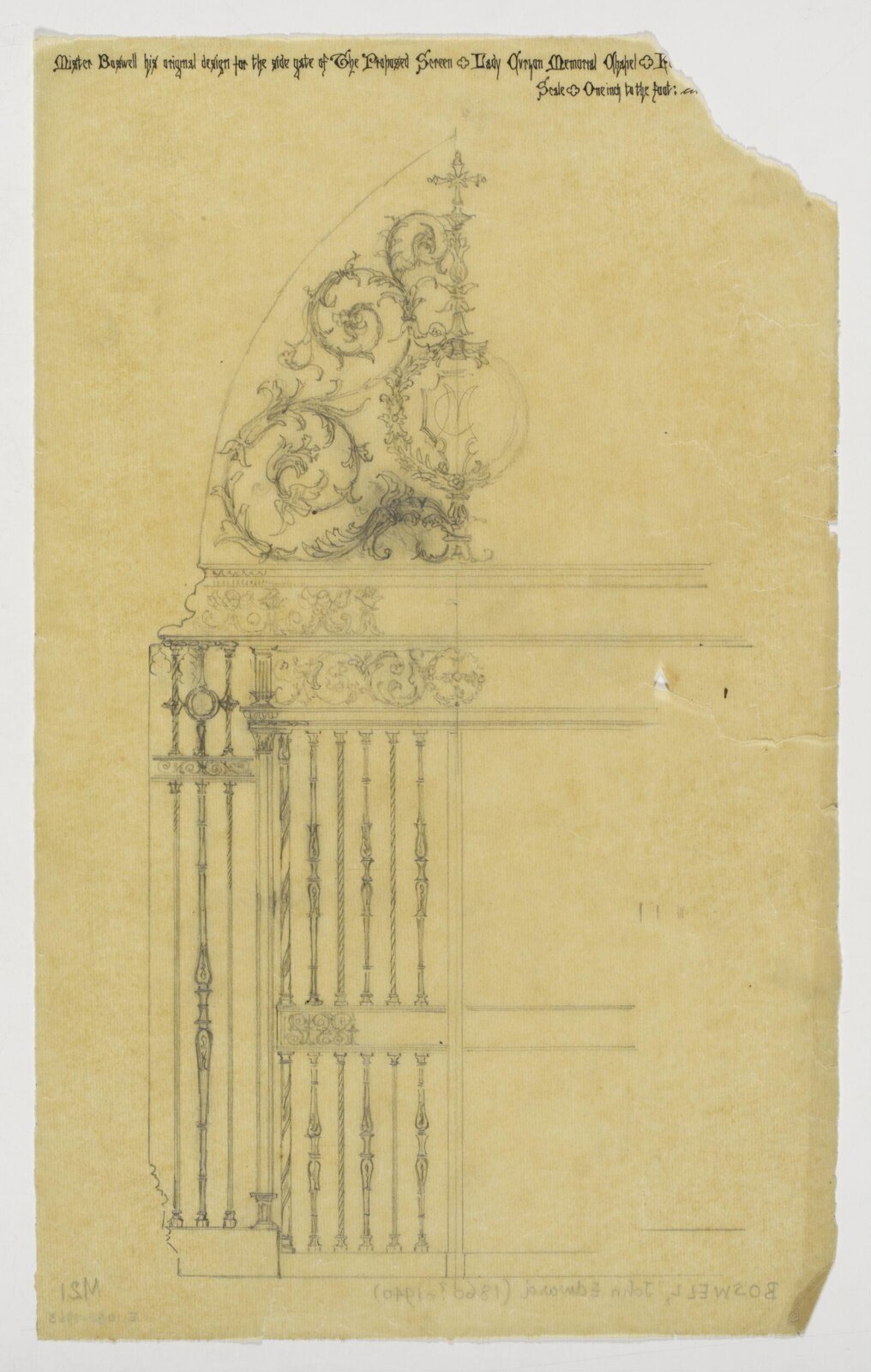 Drawing, John Edward Boswell, ca.1909