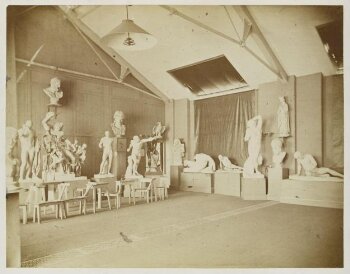 Male antique class room, National Art Training School, South Kensington Museum