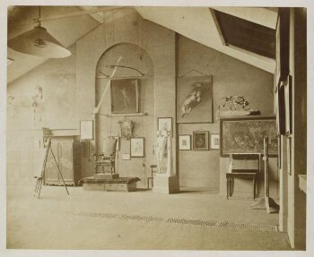 male life class room, National Art Training School, South Kensington Museum