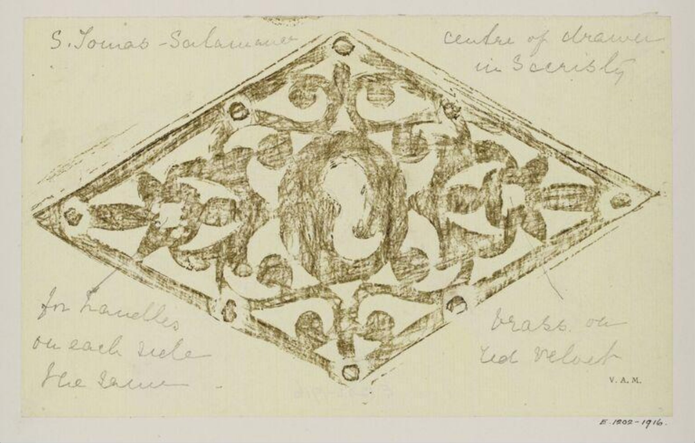 Drawing, Margaret Cross, 1898-1904