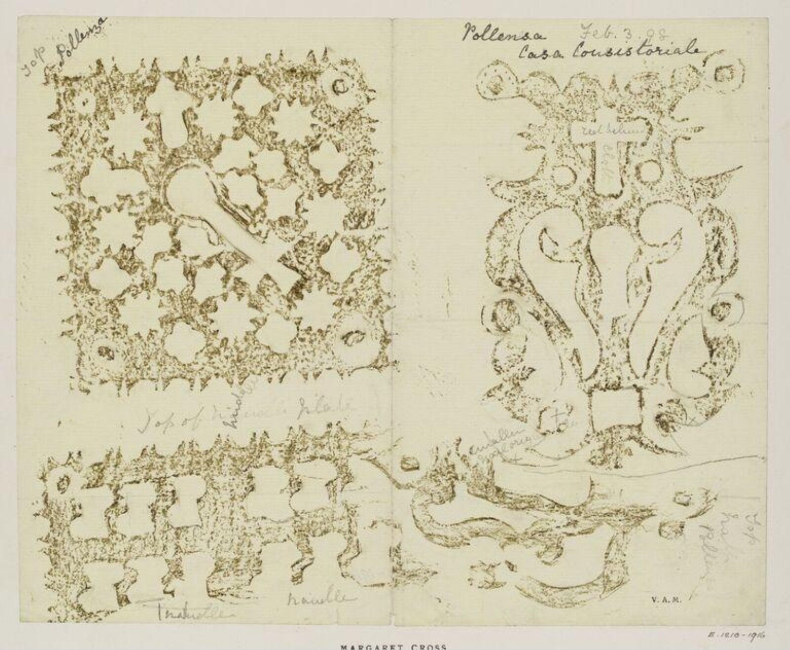 Drawing, Margaret Cross, 1898-1904