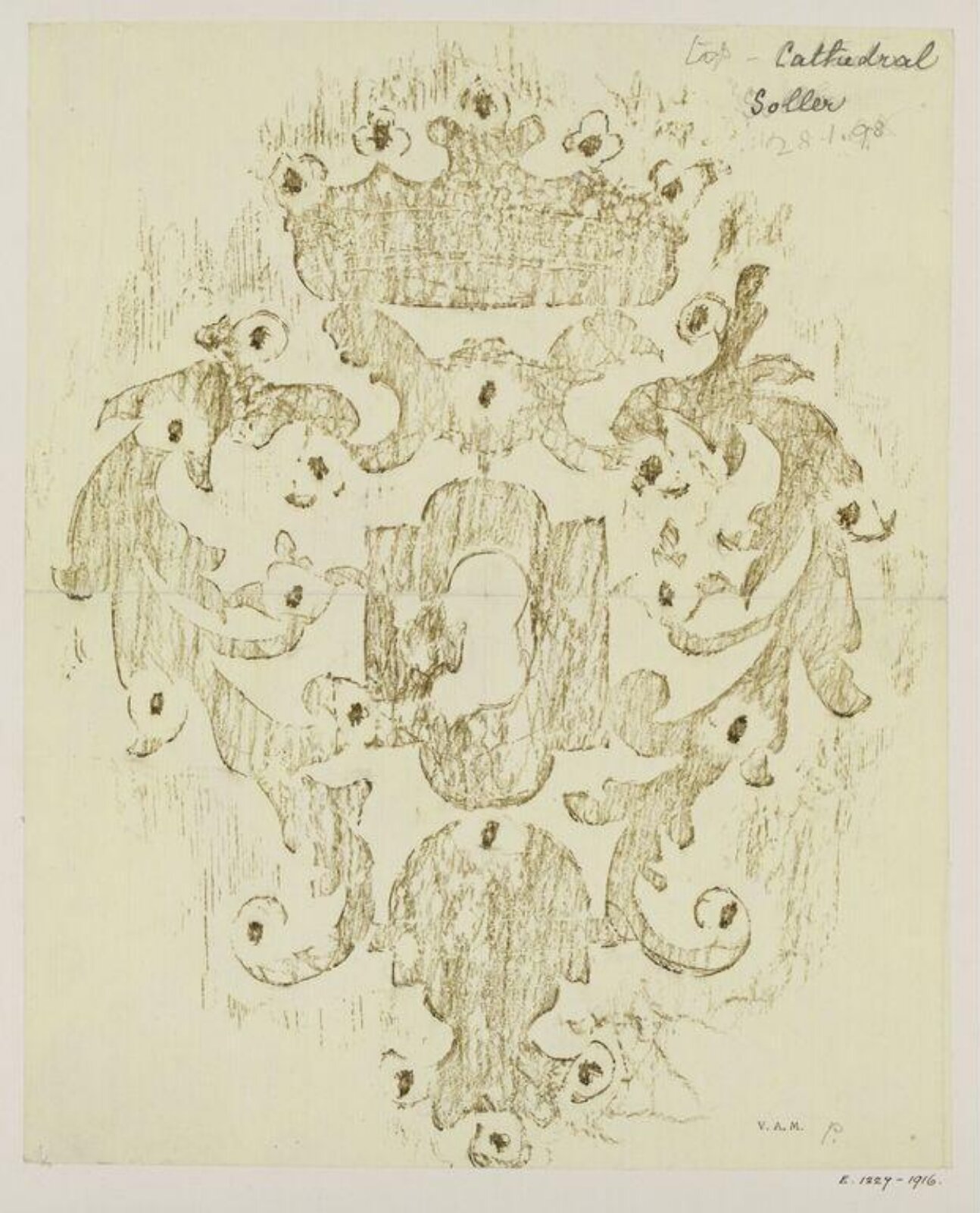 Drawing, Margaret Cross, 1898-1904