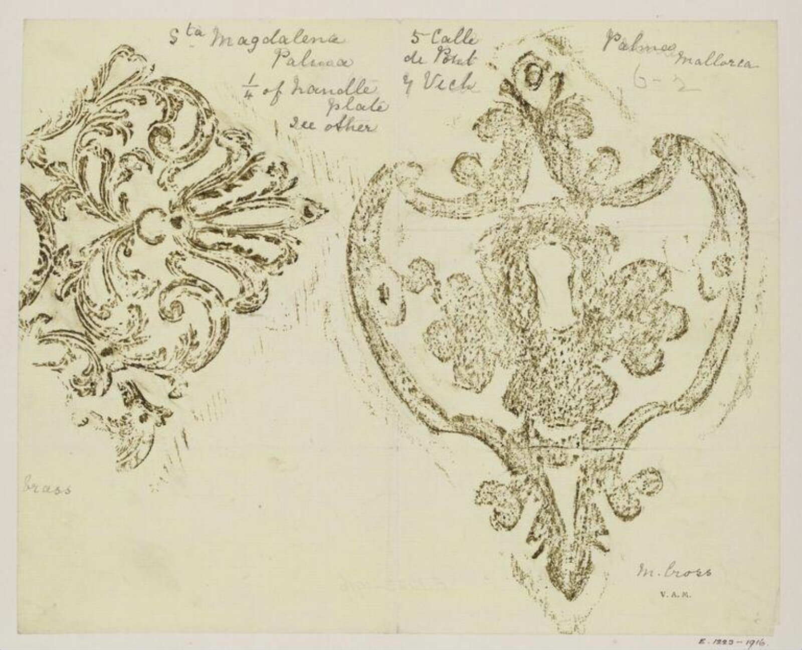Drawing, Margaret Cross, 1898-1904