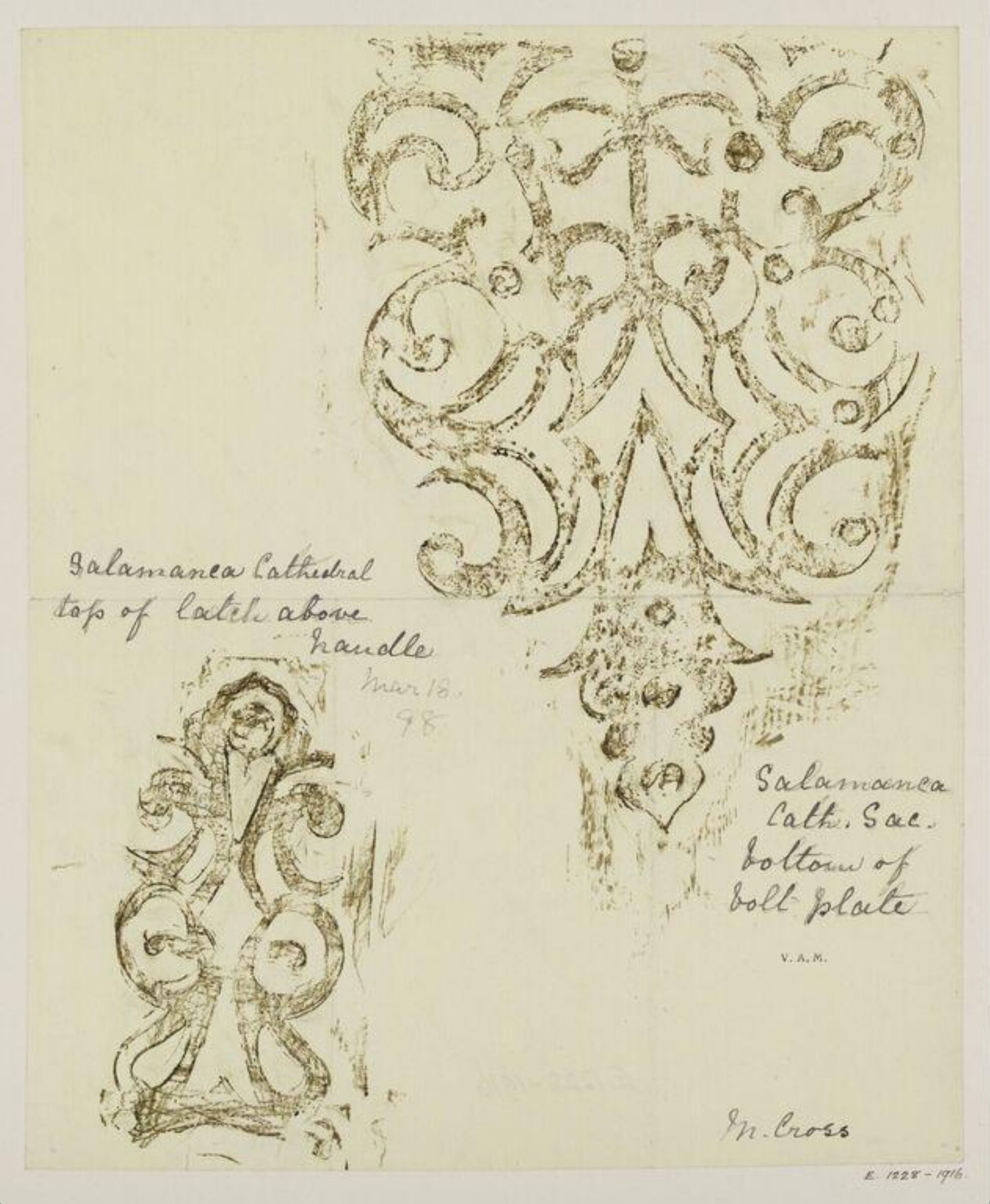Drawing, Margaret Cross, 1898-1904