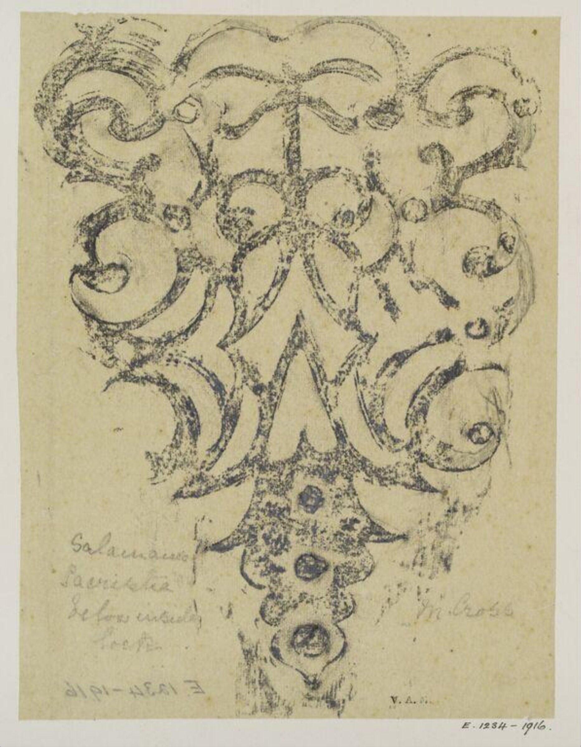 Drawing, Margaret Cross, 1898-1904