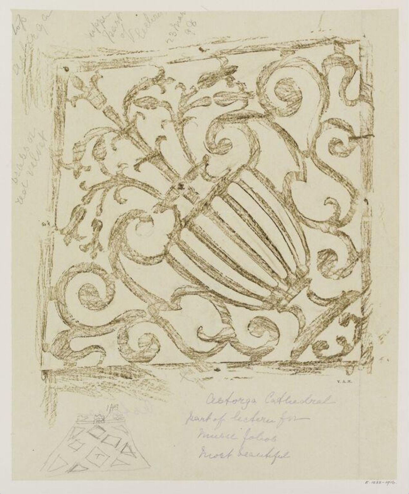 Drawing, Margaret Cross, 1898-1904