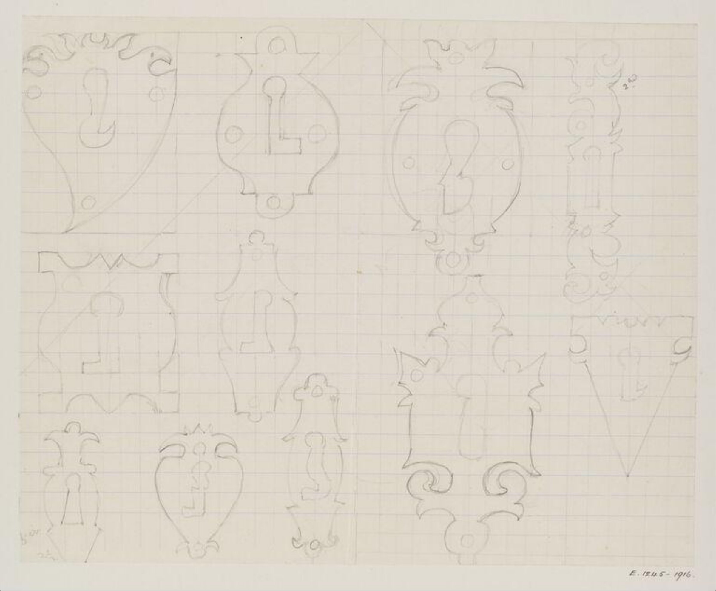 Drawing, Margaret Cross, c. 1890s