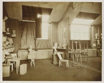 Male antique class room (third view), National Art Training School, South Kensington Museum