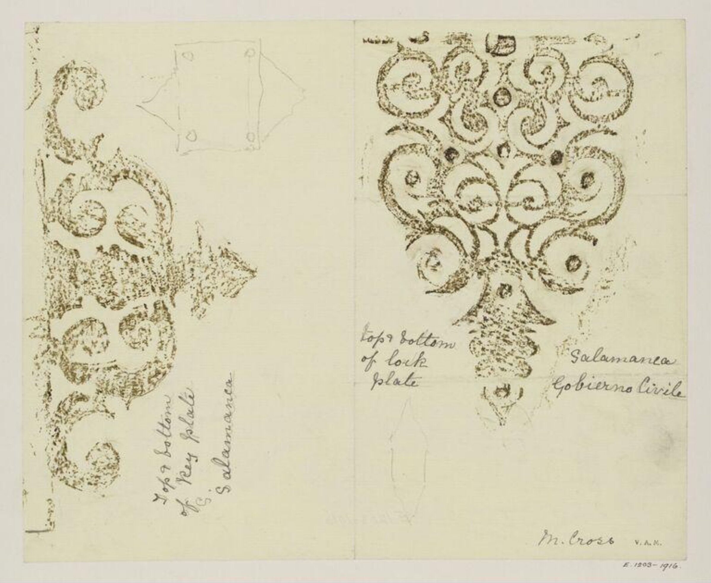 Drawing, Margaret Cross, 1898-1904