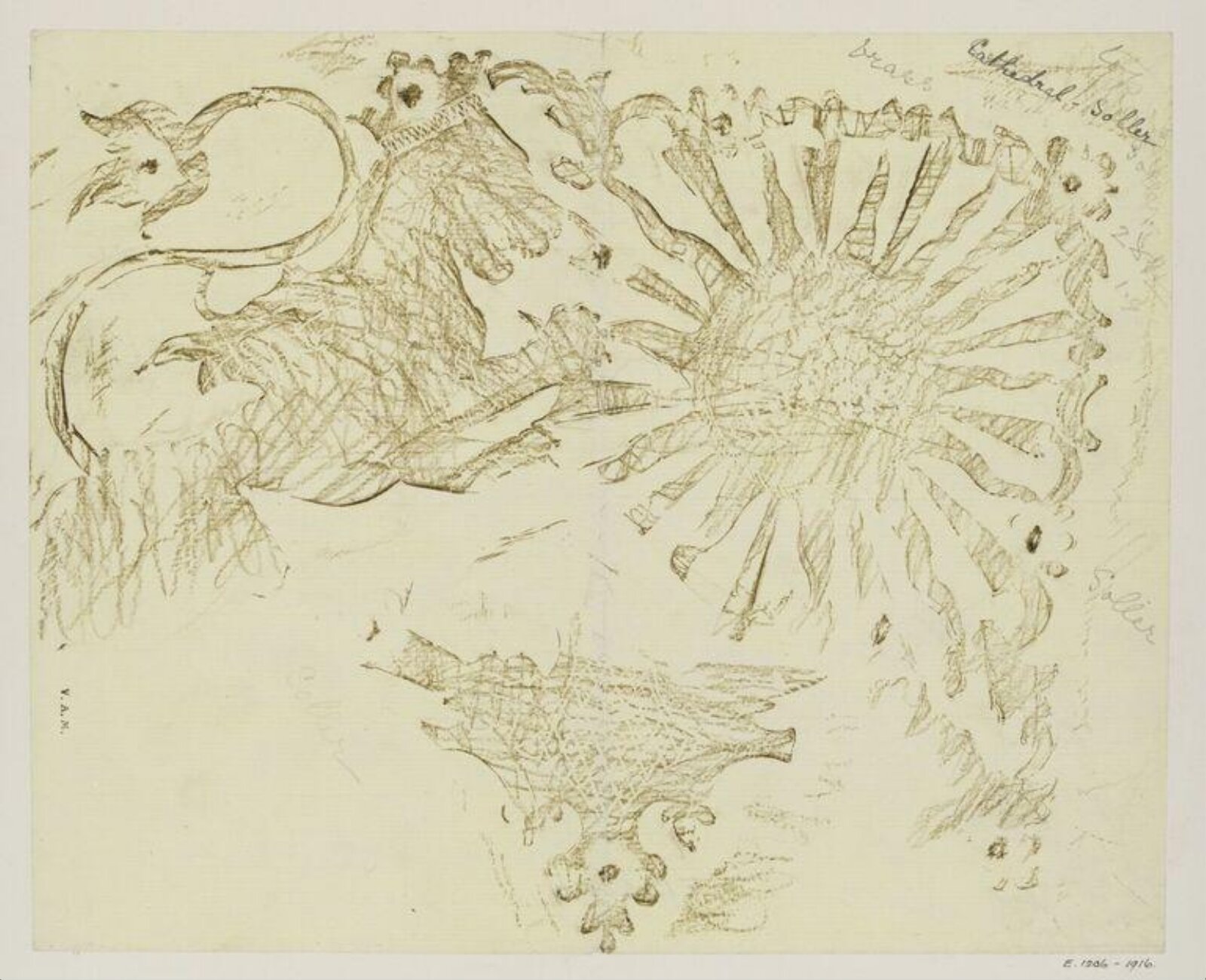 Drawing, Margaret Cross, 1898-1904