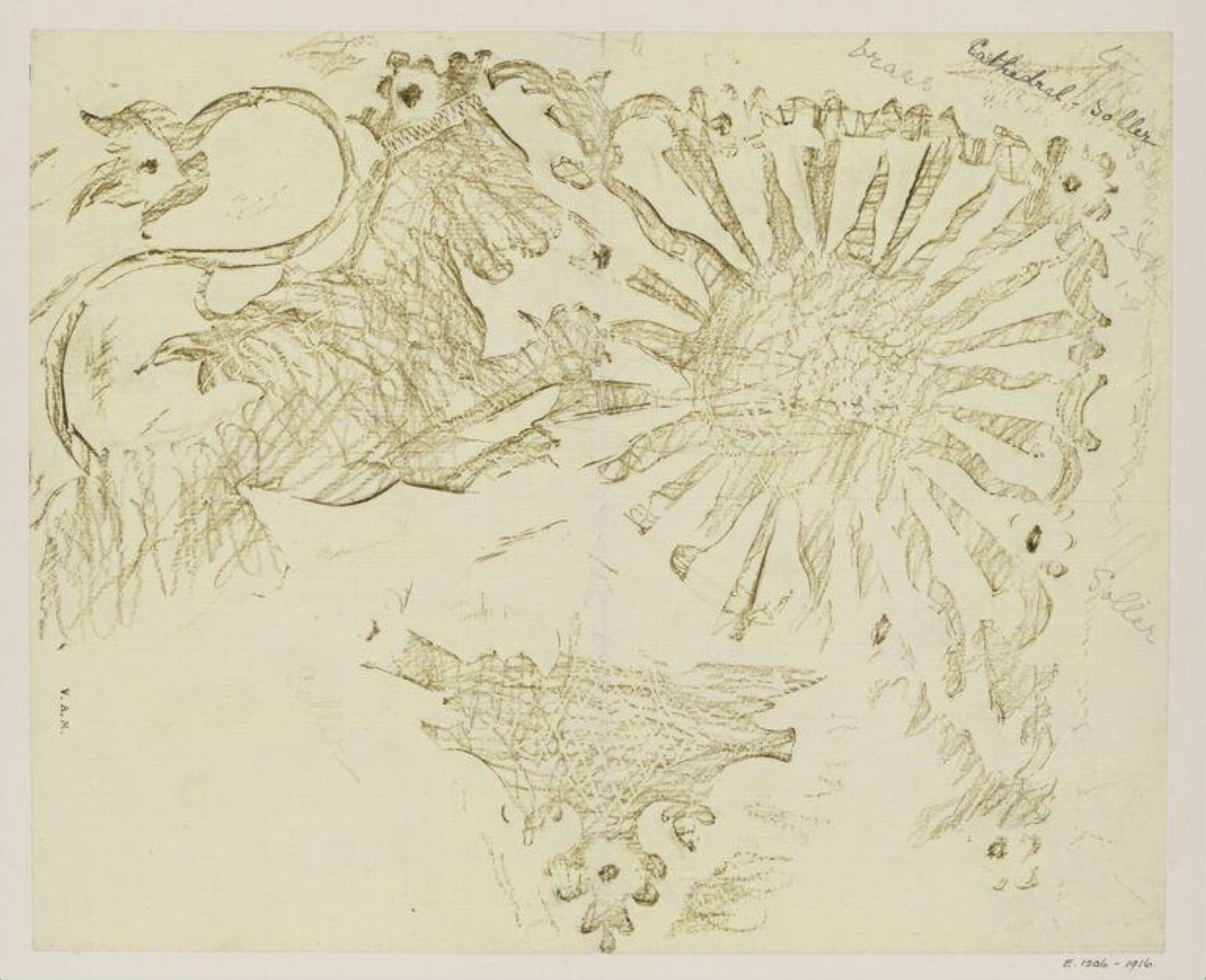 Drawing, Margaret Cross, 1898-1904