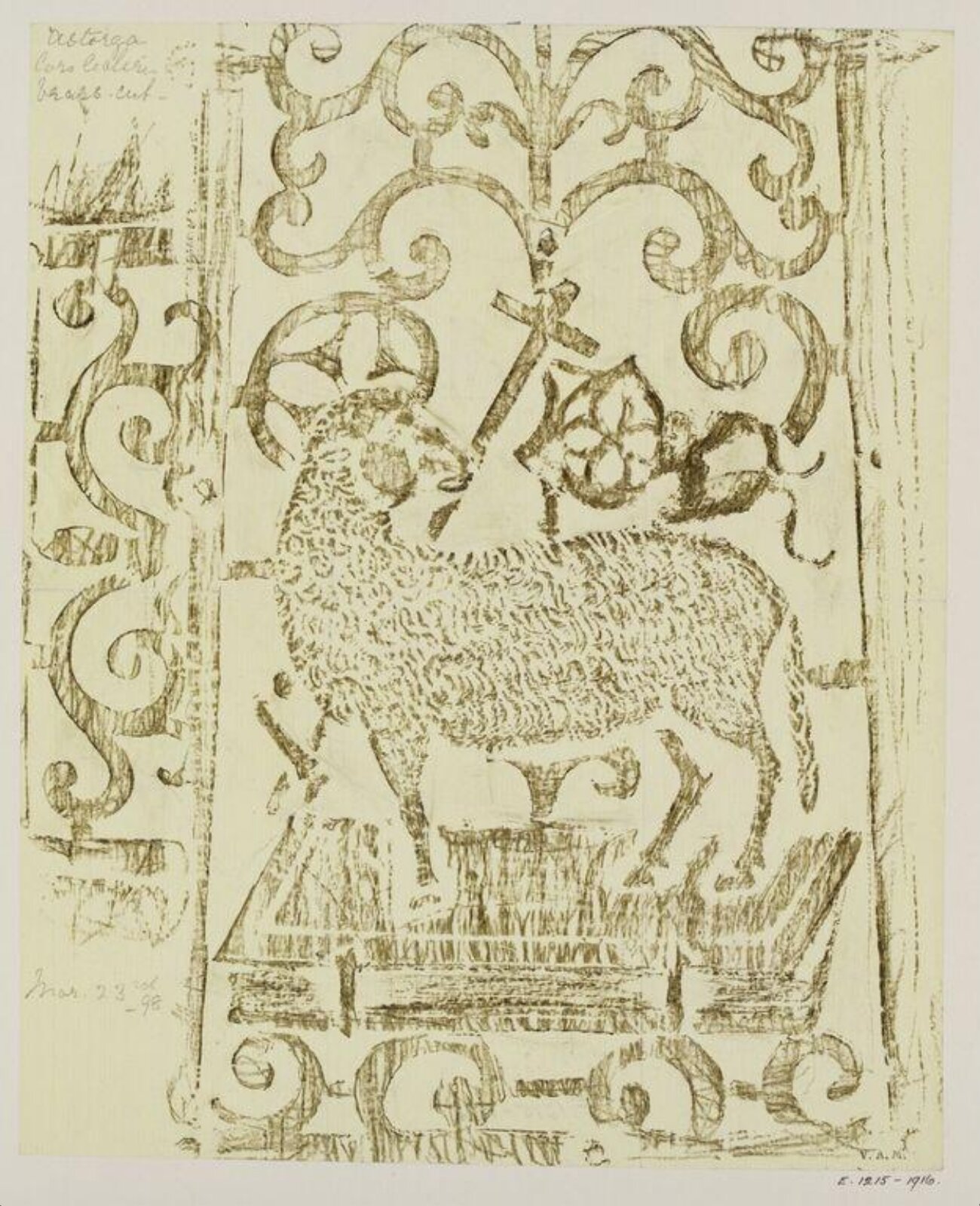 Drawing, Margaret Cross, 1898-1904