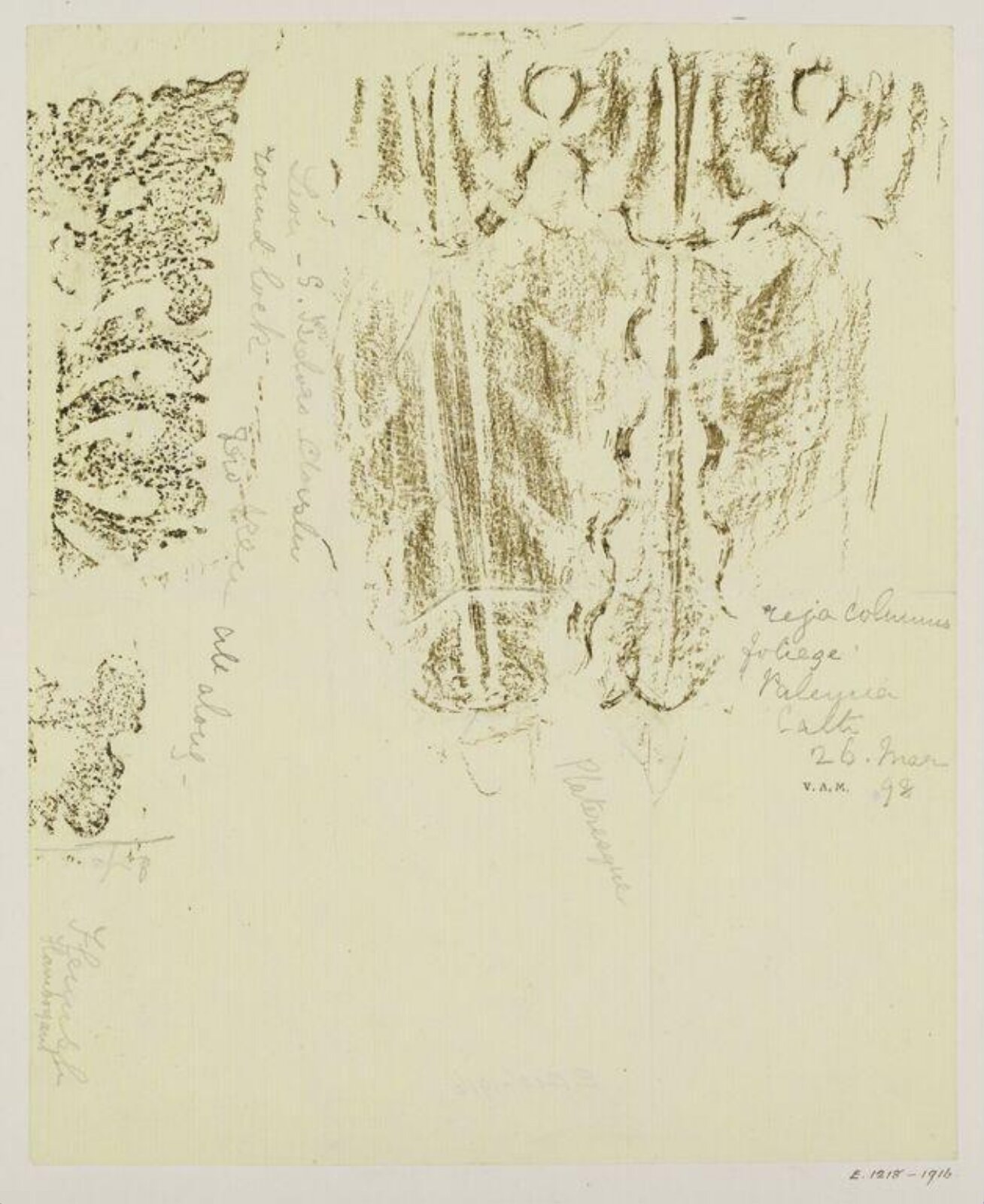 Drawing, Margaret Cross, 1898-1904