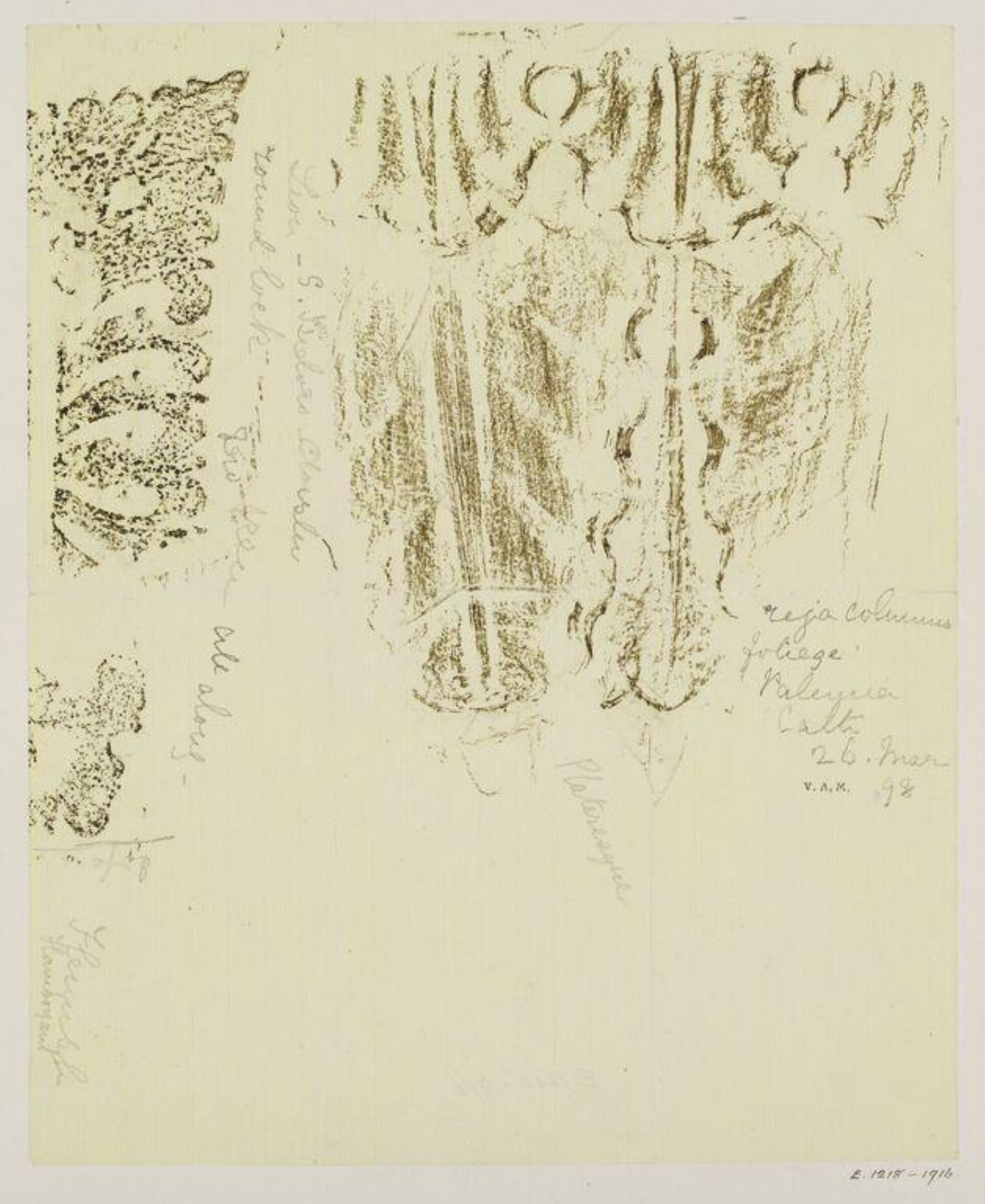 Drawing, Margaret Cross, 1898-1904