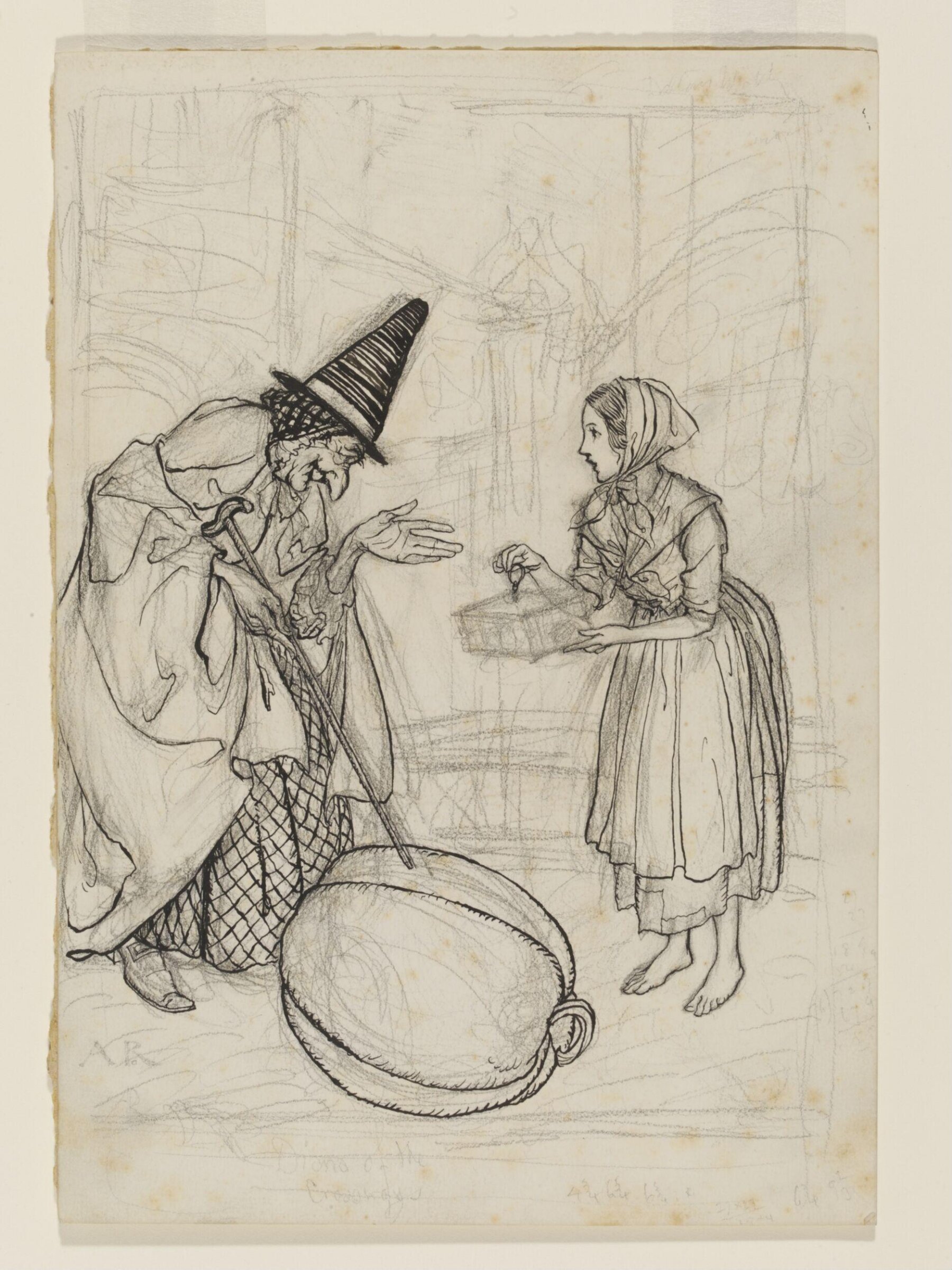 Drawing, Arthur Rackham, c. 1919