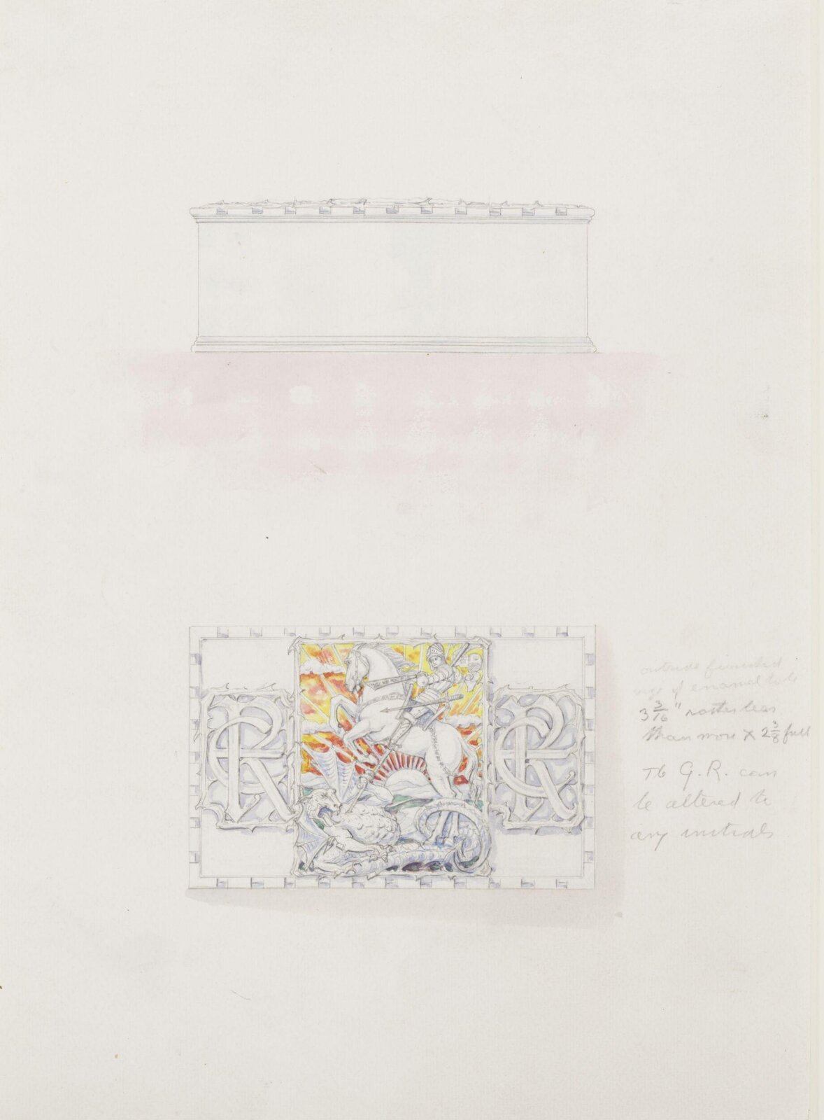 Drawing, Omar Ramsden