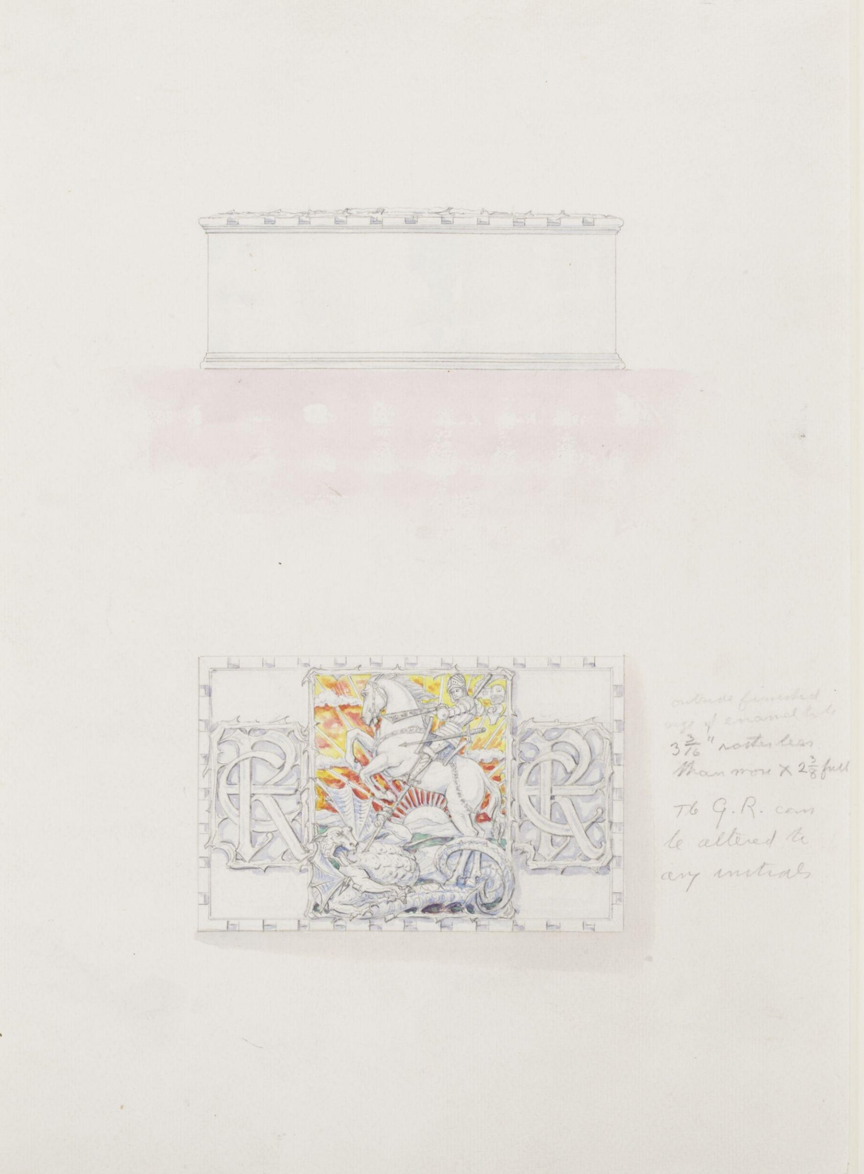 Drawing, Omar Ramsden