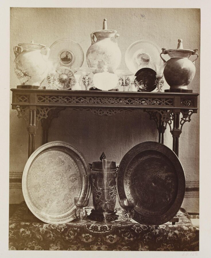 Works of art in pottery, glass, and metal in the collection of John Henderson, Plate III, Glass and metal of German, Venetian, North and South Italy, Moorish origin top image