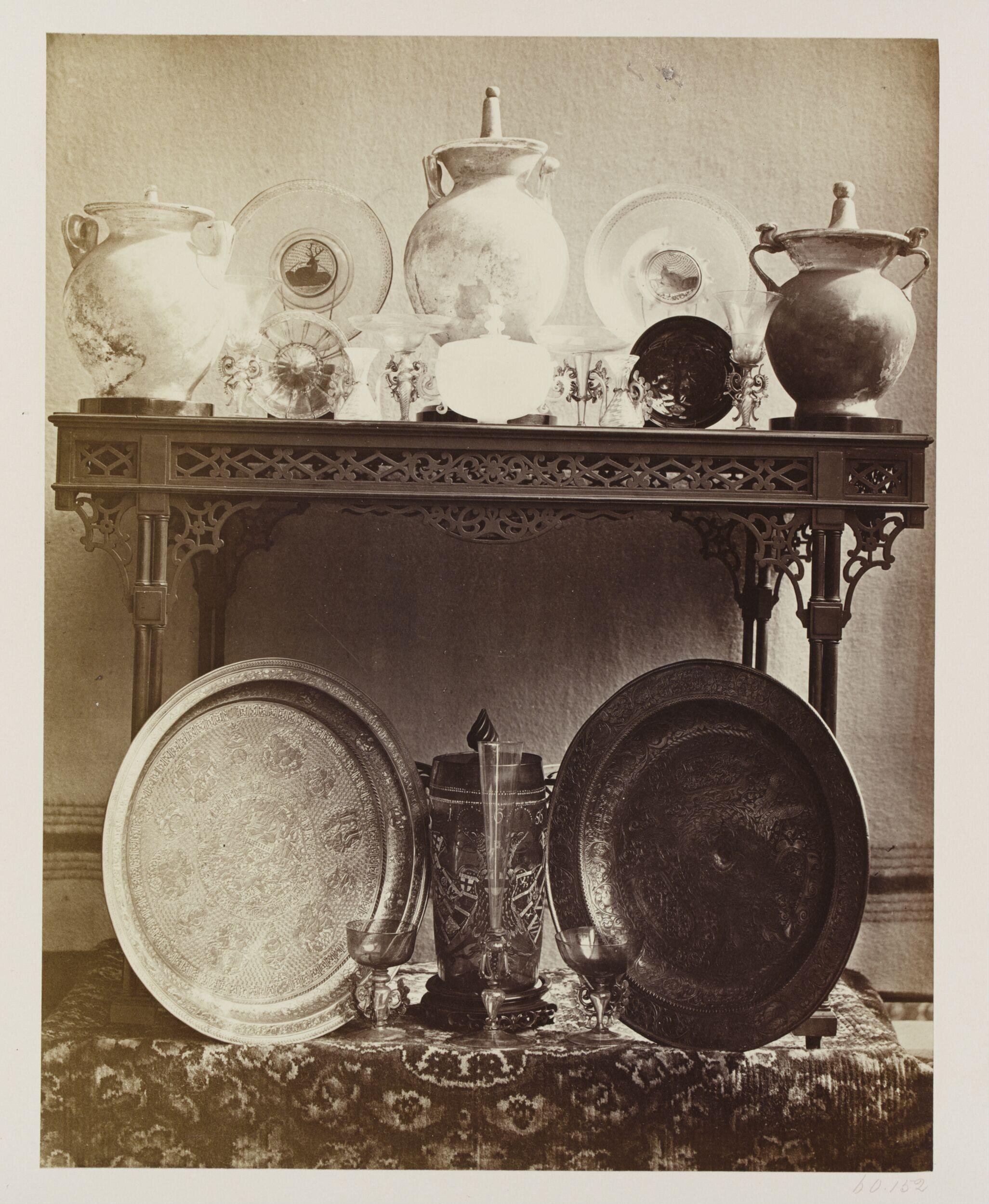 Works of art in pottery, glass, and metal in the collection of John Henderson, Plate III, Glass and metal of German, Venetian, North and South Italy, Moorish origin