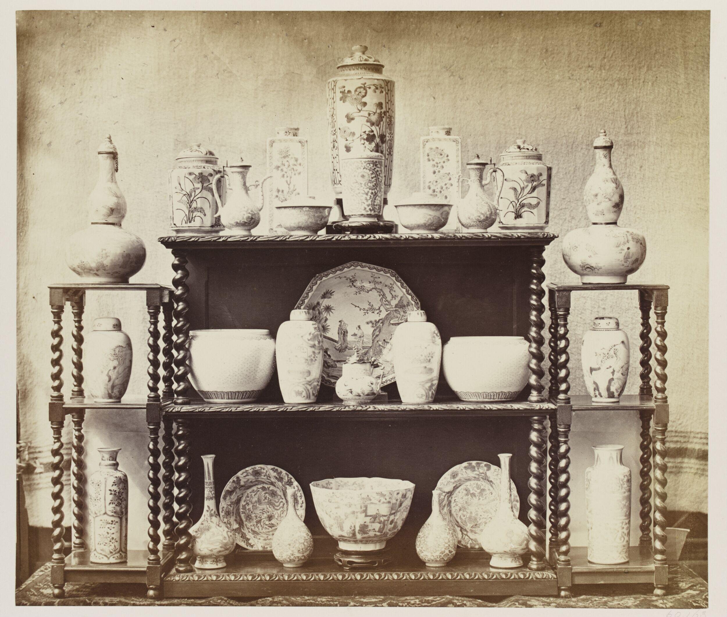 Works of art in pottery, glass, and metal in the collection of John Henderson, Plate XIV, Chinese and Japanese porcelain and pottery
