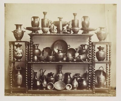 Works of art in pottery, glass, and metal in the collection of John Henderson, Plate II, Greek vases