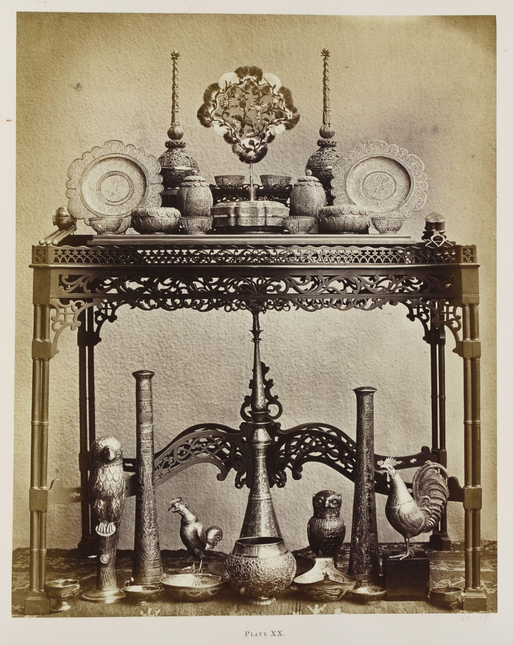 Works of art in pottery, glass, and metal in the collection of John Henderson, Plate XX, silver