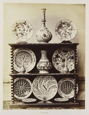 Works of art in pottery, glass, and metal in the collection of John Henderson, Plate XII, Rhodian plates and vases