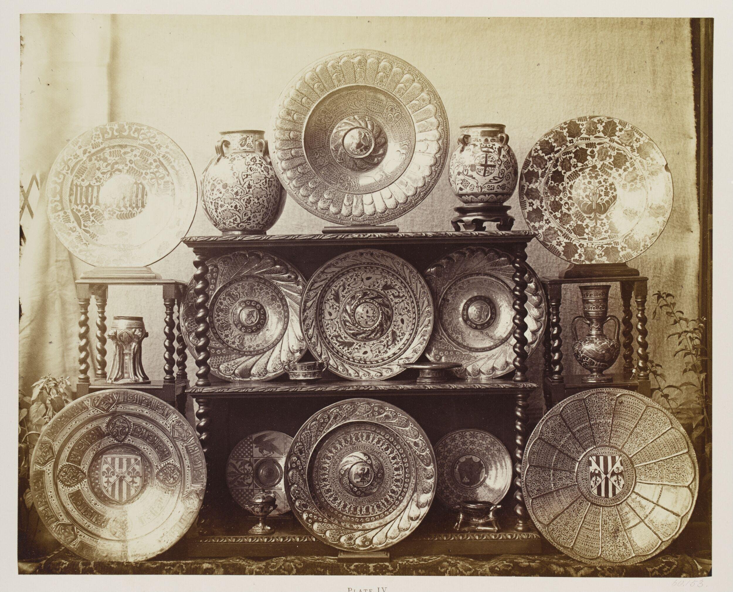 Works of art in pottery, glass, and metal in the collection of John Henderson, Plate IV, Hispano-Moresque pottery