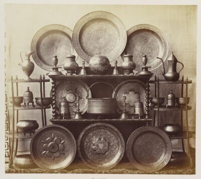 Works of art in pottery, glass, and metal in the collection of John Henderson, Plate XIX, Moorish and Venetian metalwork