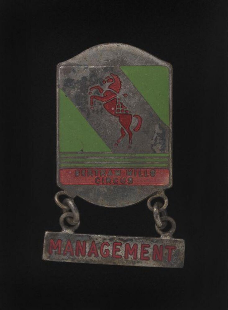 Bertram Mills lapel badge top image