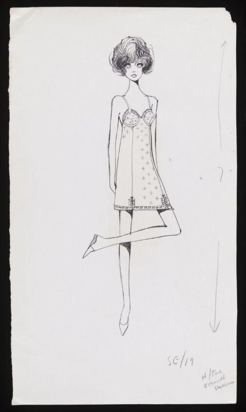 Fashion illustration by Veronica Papworth