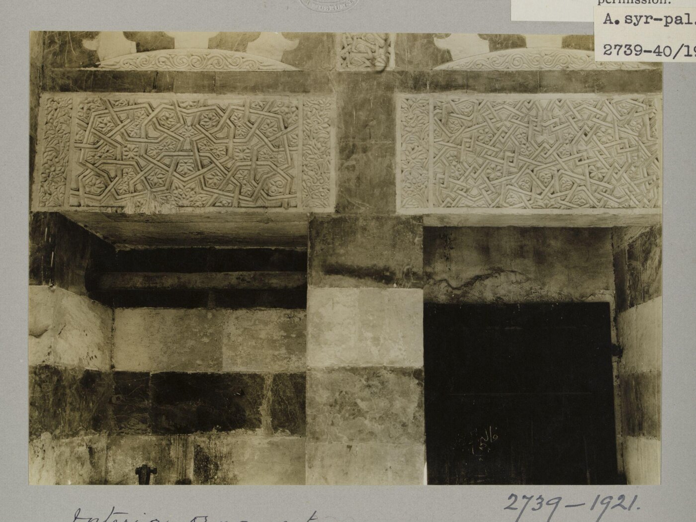 K.A.C. Creswell, Photograph