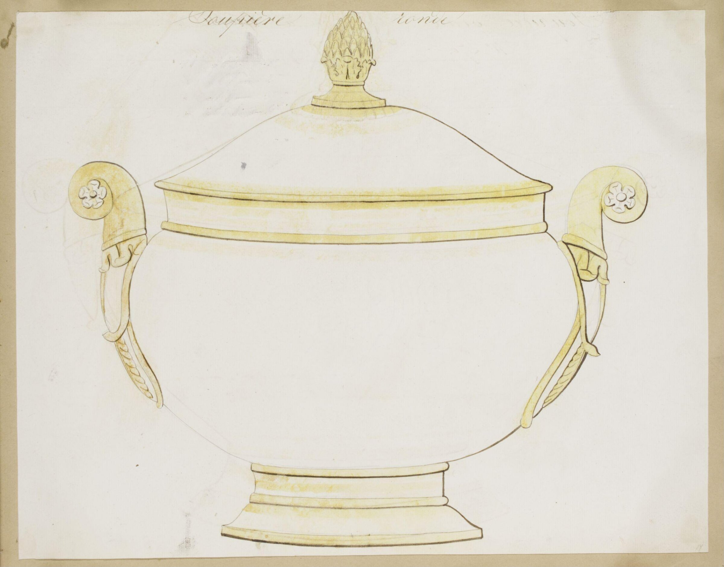 Designs for Porcelaine, Dagoty porcelain factory, circa 1800