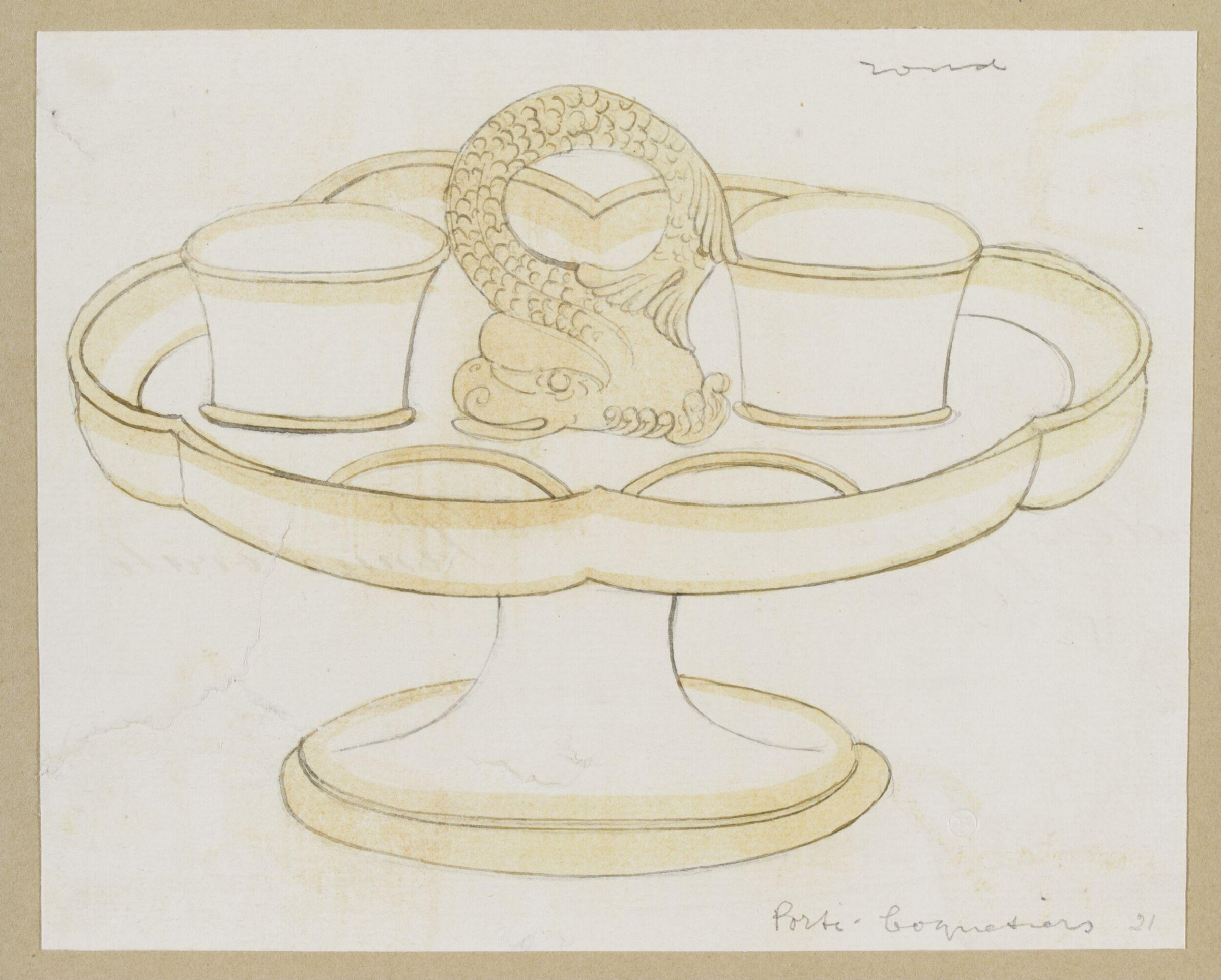 Designs for Porcelaine, Dagoty porcelain factory, circa 1800