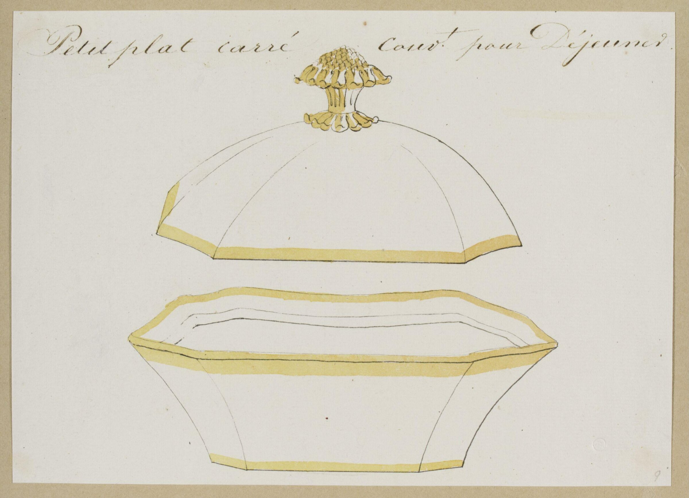 Designs for Porcelaine, Dagoty porcelain factory, circa 1800