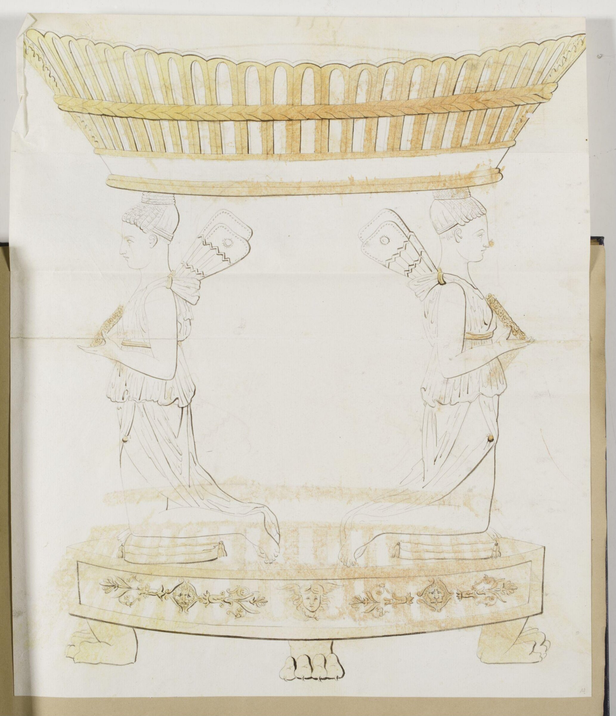 Designs for Porcelaine, Dagoty porcelain factory, circa 1800