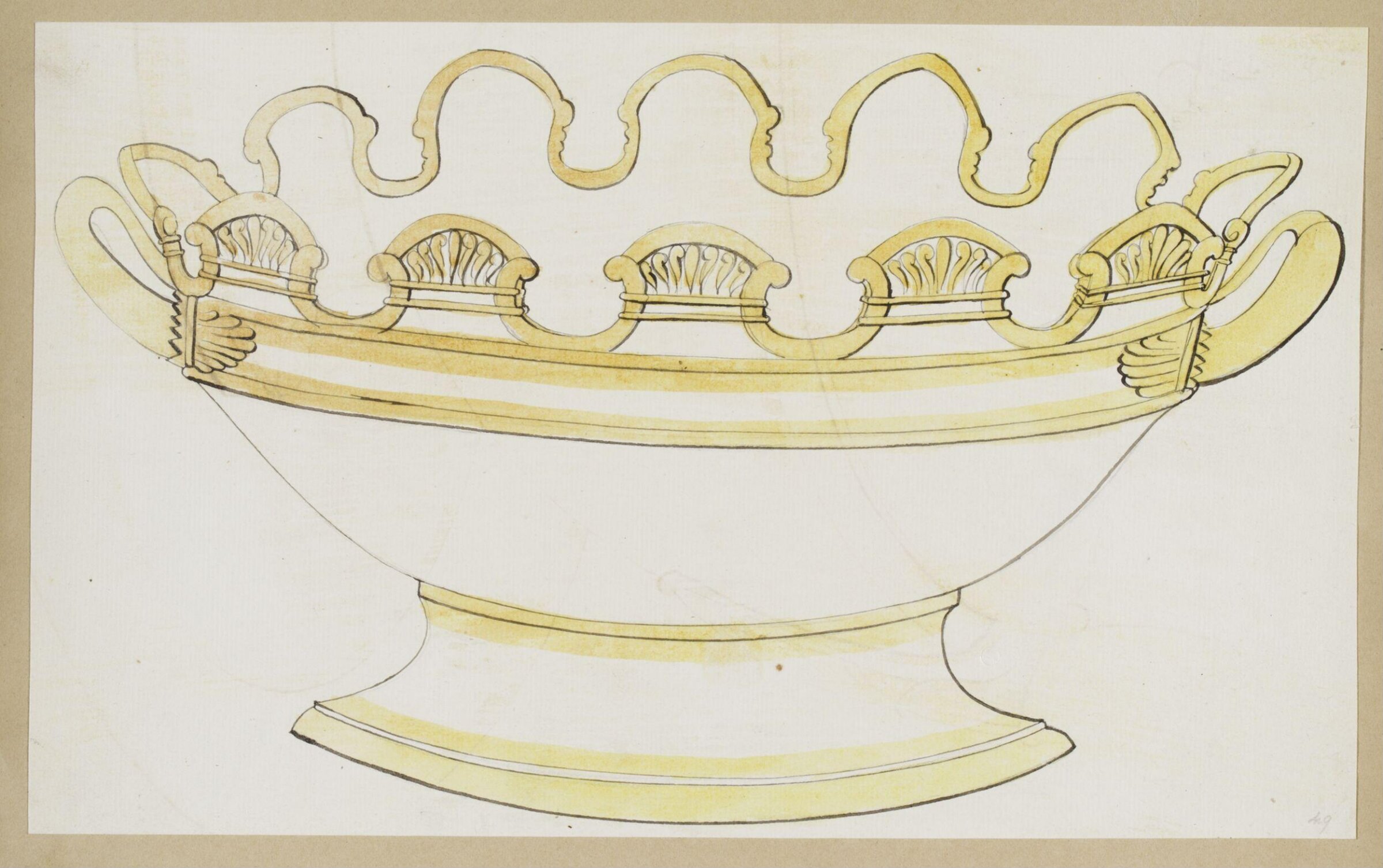 Designs for Porcelaine, Dagoty porcelain factory, circa 1800