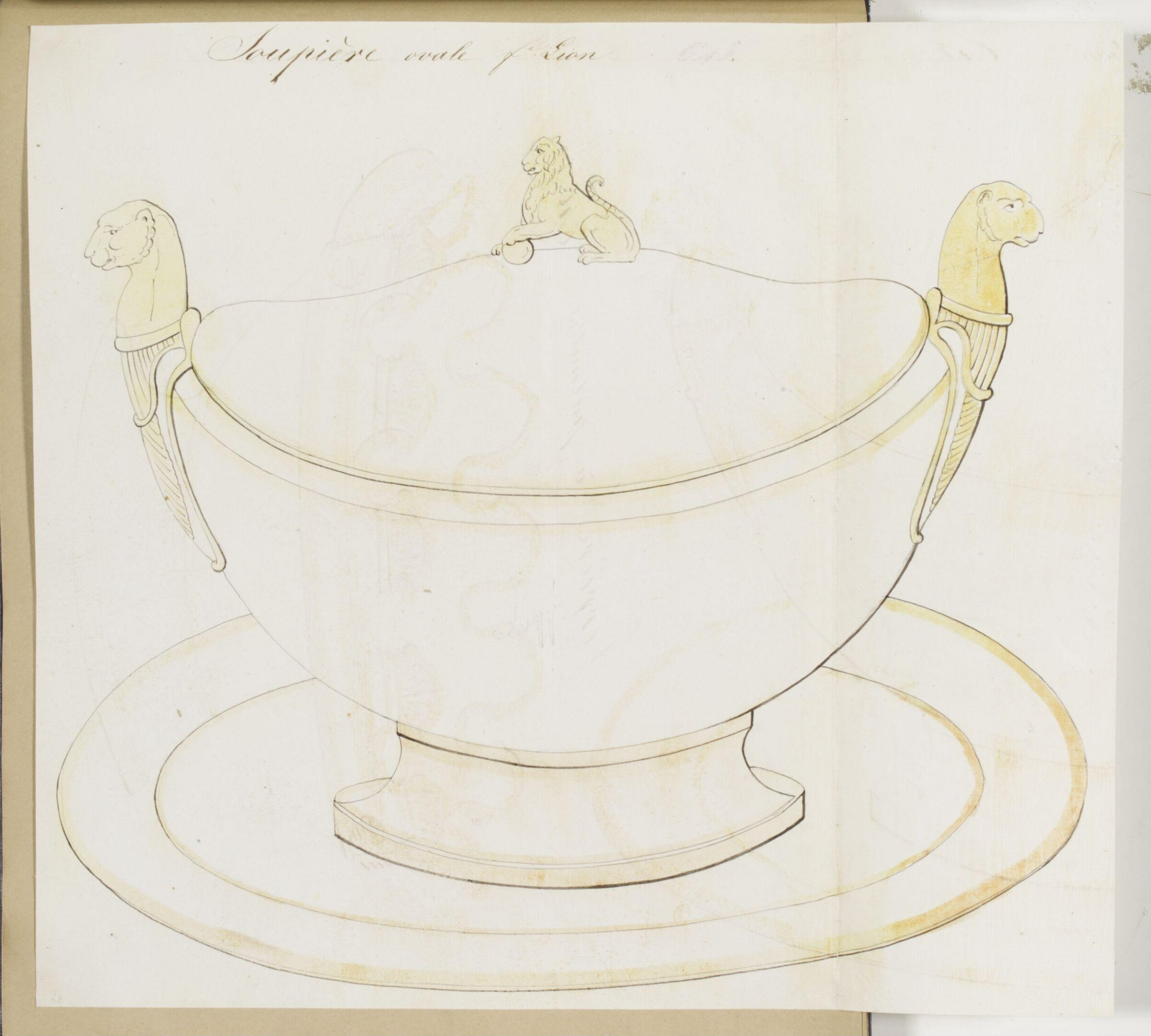 Designs for Porcelaine, Dagoty porcelain factory, circa 1800